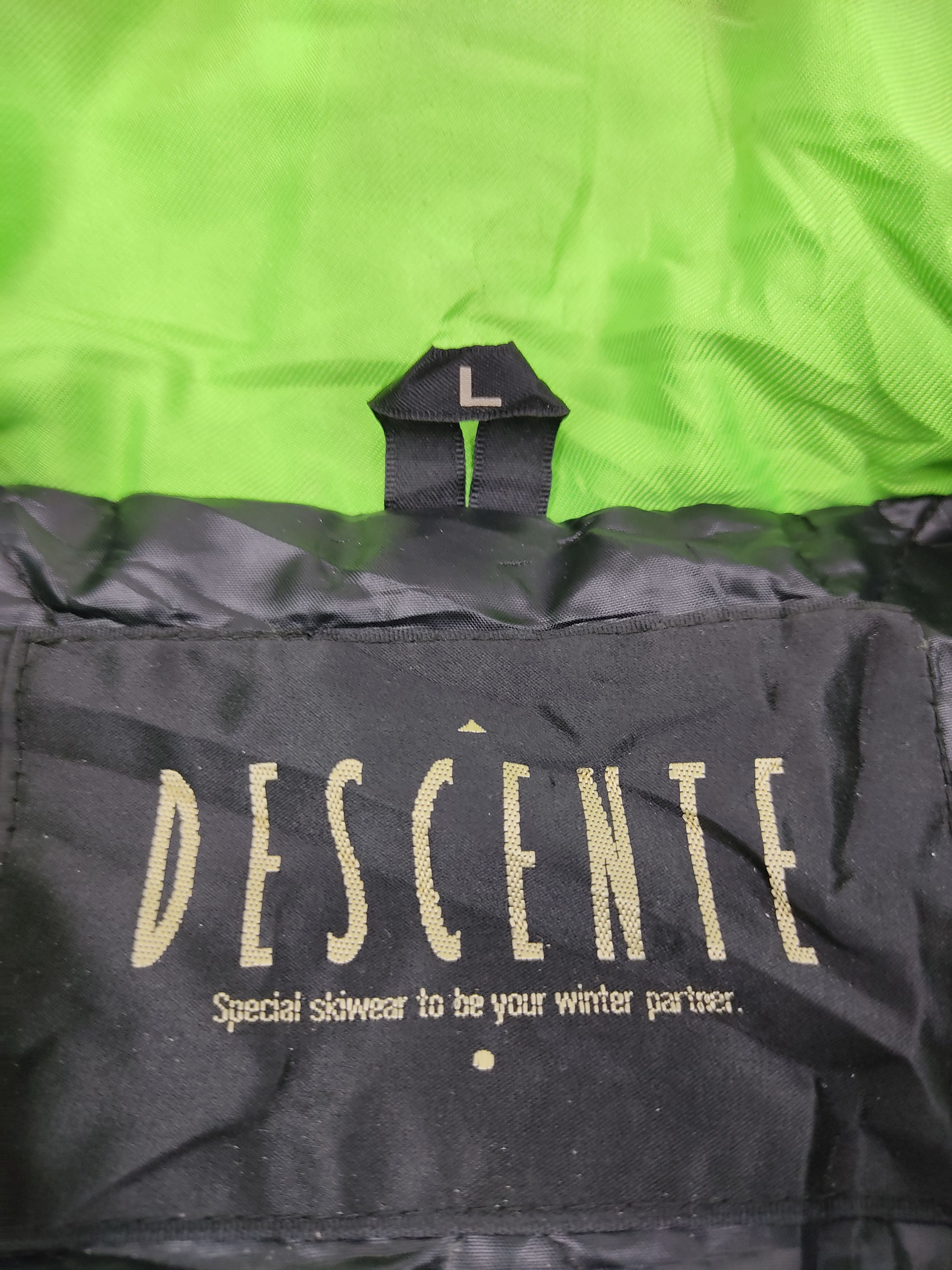 Descente Vintage Decente Bomber Jacket Work Wear Size M / US 6-8 / IT 42-44 - 2 Thumbnail
