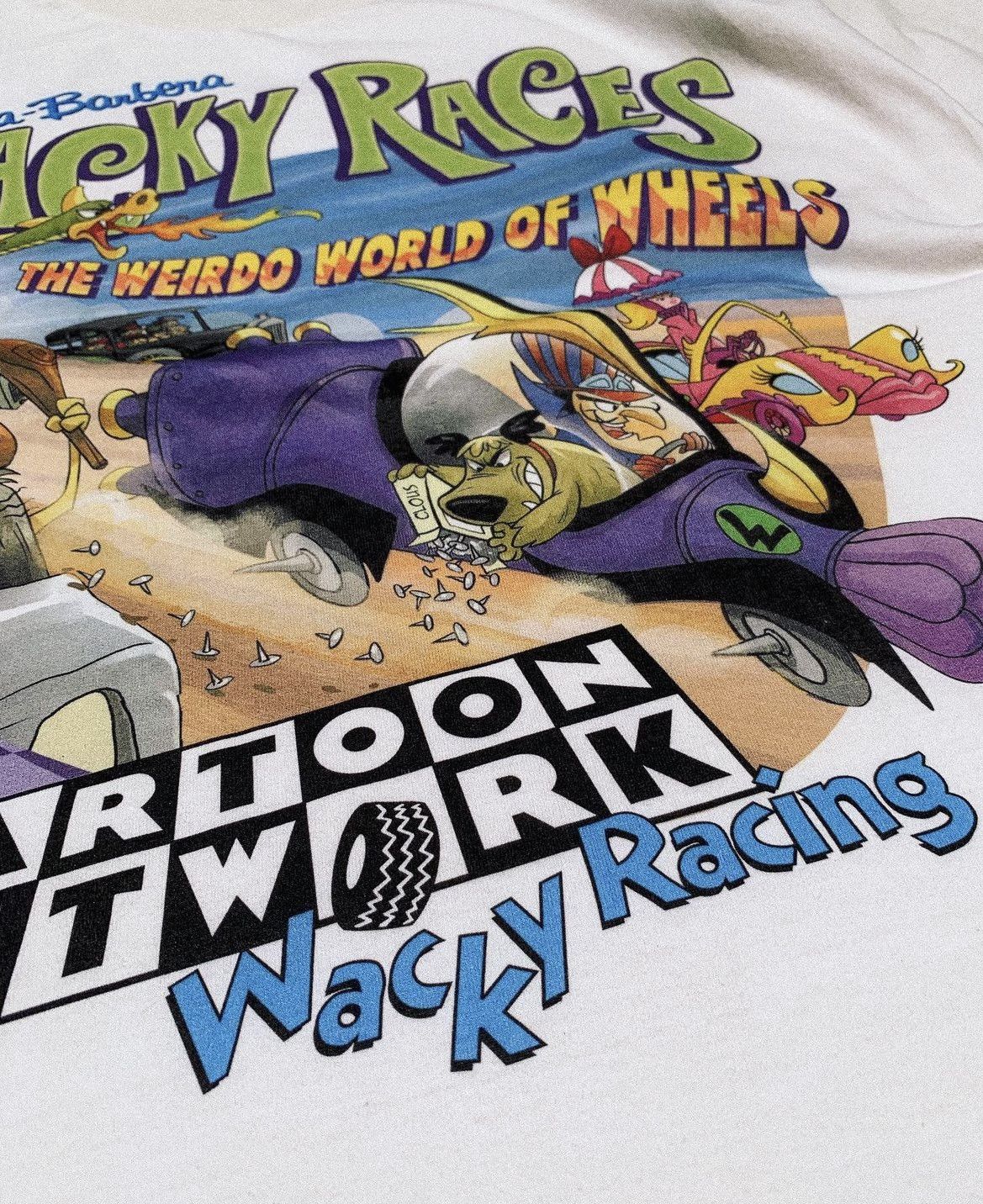 Cartoon Network × Vintage Vintage Wacky Races Cartoon Network Bootleg Tee Size US XL / EU 56 / 4 - 5 Thumbnail