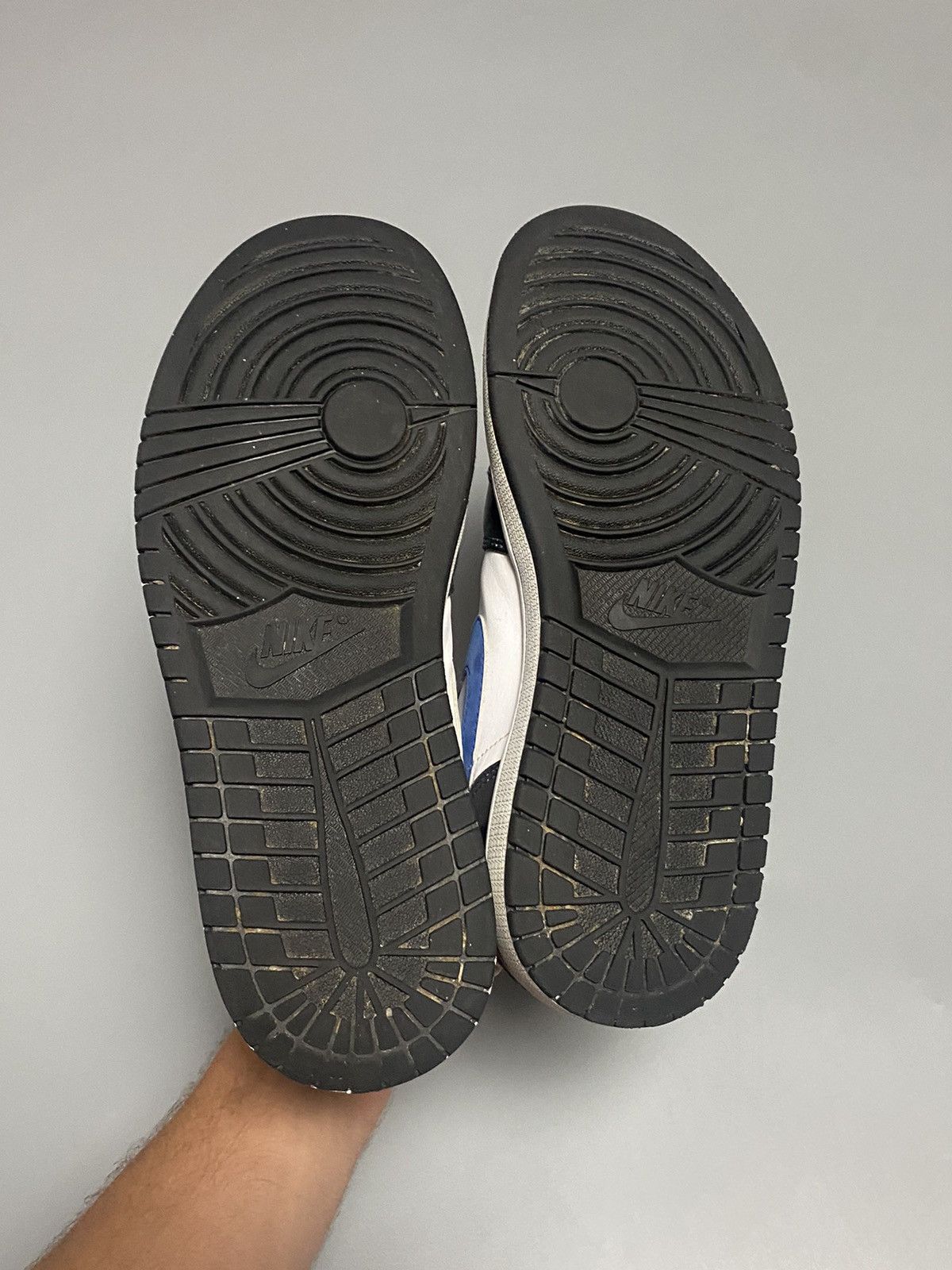 Jordan Brand × Nike Nike Jordan 1 white black royal sneakers Size US 8.5 / EU 41-42 - 7 Thumbnail