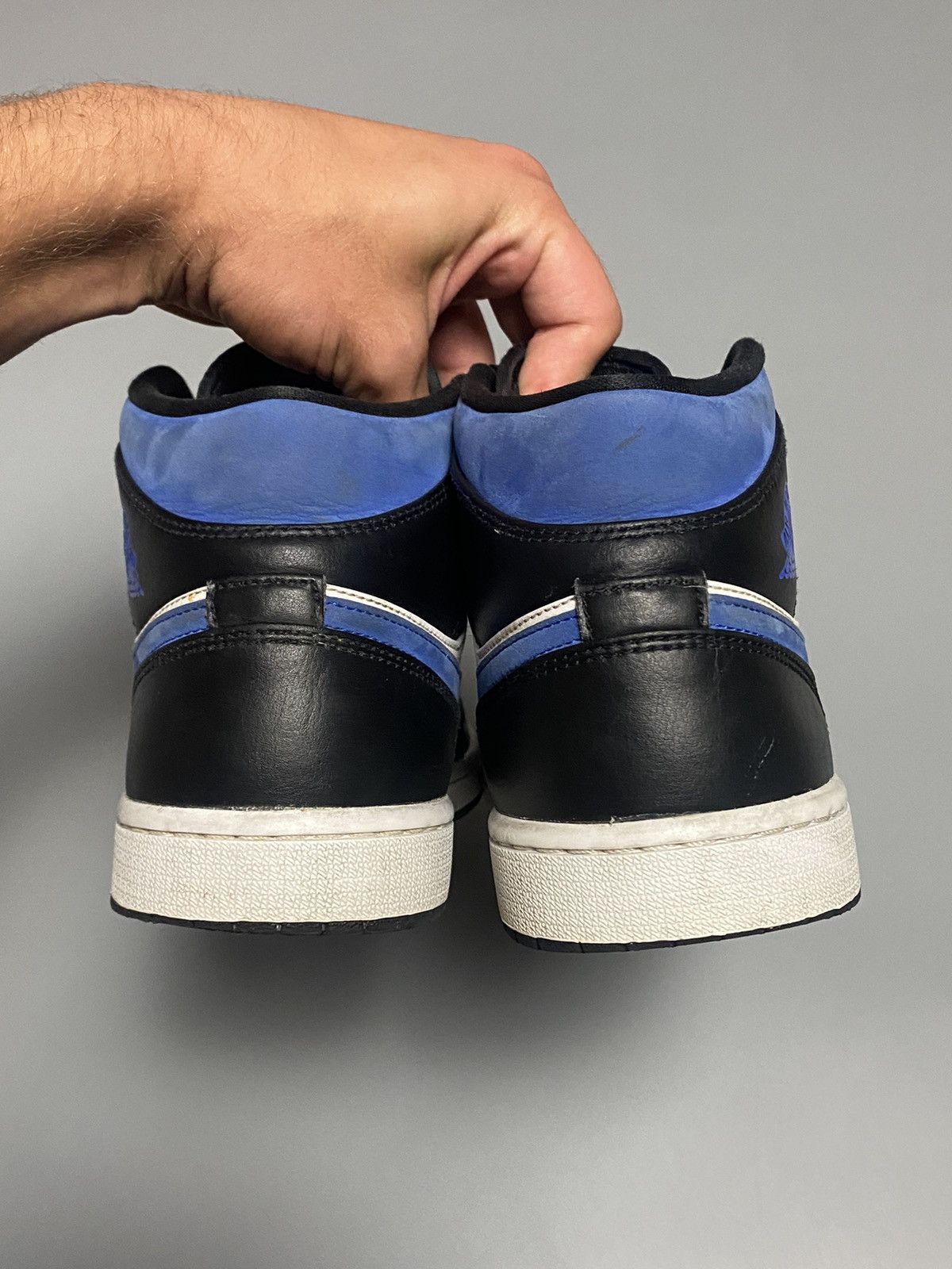 Jordan Brand × Nike Nike Jordan 1 white black royal sneakers Size US 8.5 / EU 41-42 - 6 Thumbnail