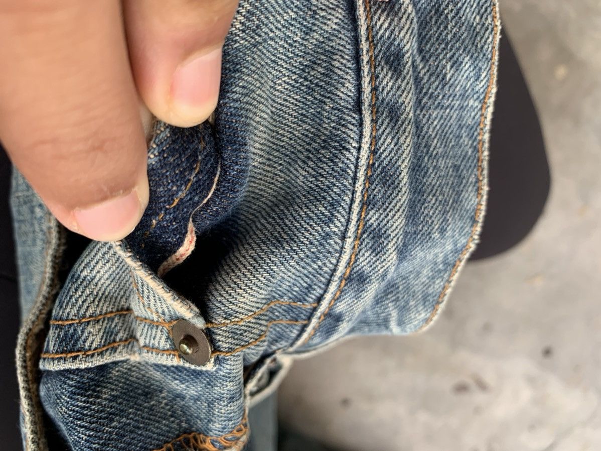 Studio D'Artisan THRASHED Studio D Artisan Distressed Selvedge RED LINE Denim Size US 30 / EU 46 - 7 Thumbnail