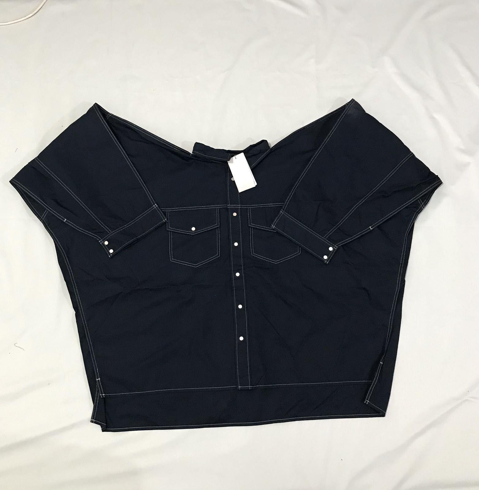 Y/Project Penguin-Sleeve Denim Shirt Unisex Size US S / EU 44-46 / 1 - 4 Thumbnail