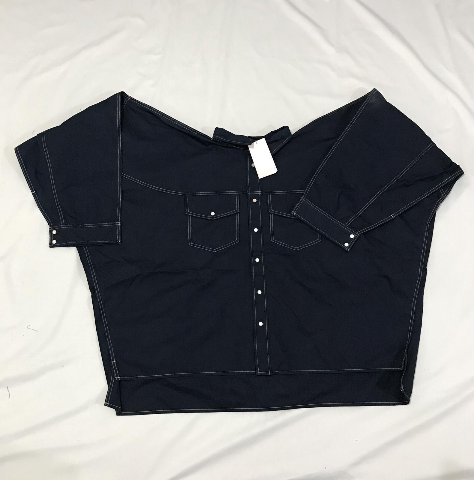 Y/Project Penguin-Sleeve Denim Shirt Unisex Size US S / EU 44-46 / 1 - 3 Thumbnail