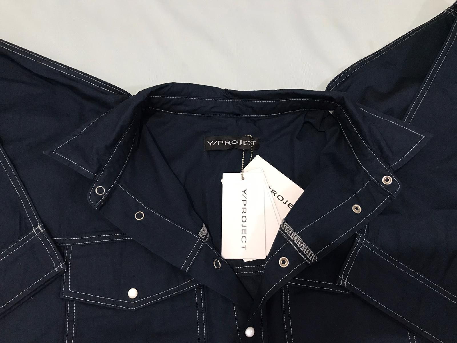 Y/Project Penguin-Sleeve Denim Shirt Unisex Size US S / EU 44-46 / 1 - 5 Thumbnail