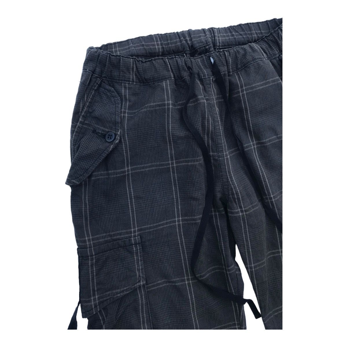 Japanese Brand Checked Tactical Multipocket Streetwear Cargo Pants Size US 32 / EU 48 - 4 Thumbnail