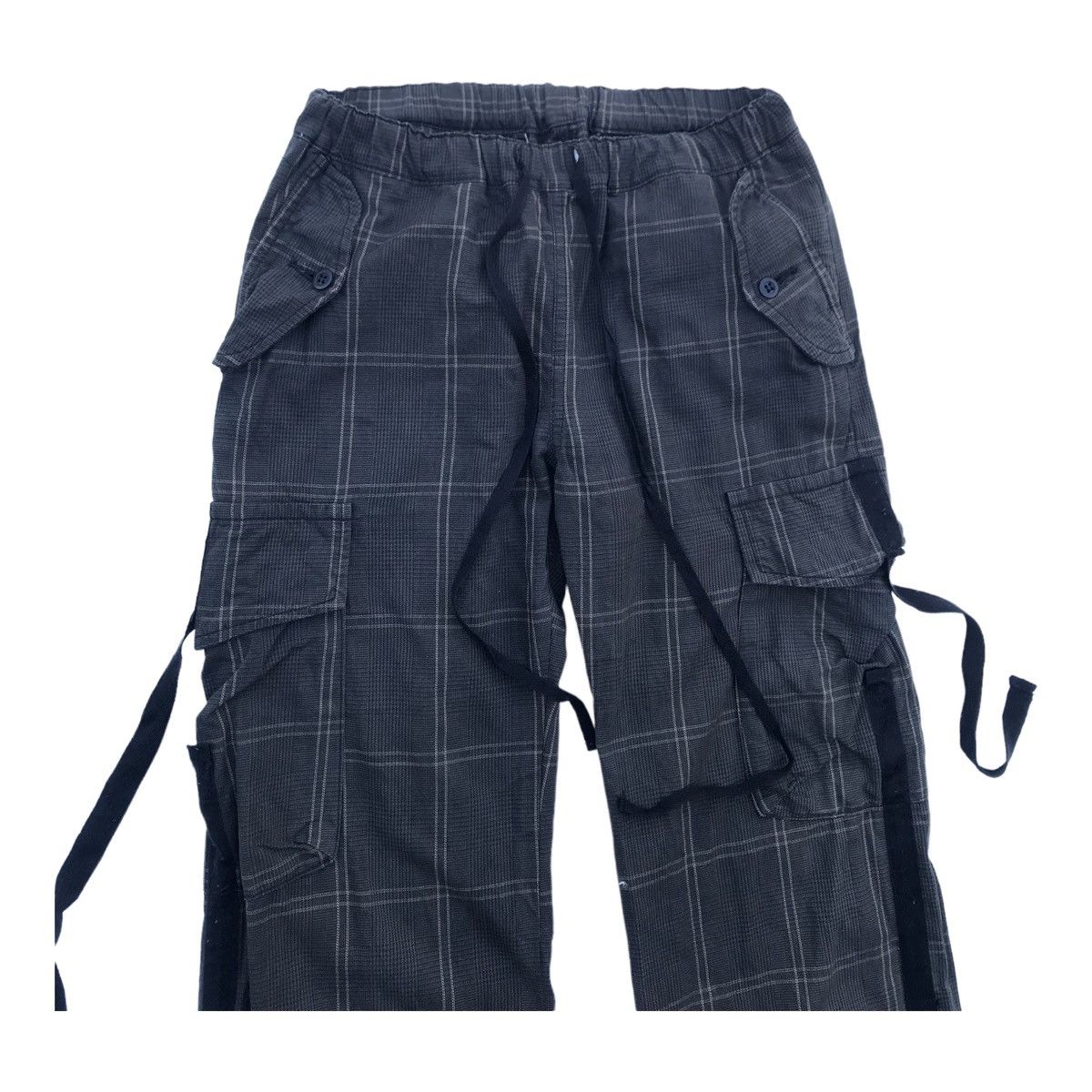 Japanese Brand Checked Tactical Multipocket Streetwear Cargo Pants Size US 32 / EU 48 - 3 Thumbnail