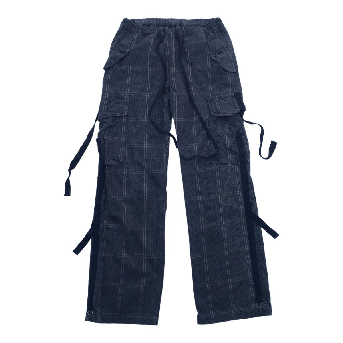 Japanese Brand Checked Tactical Multipocket Streetwear Cargo Pants Size US 32 / EU 48 - 1 Thumbnail