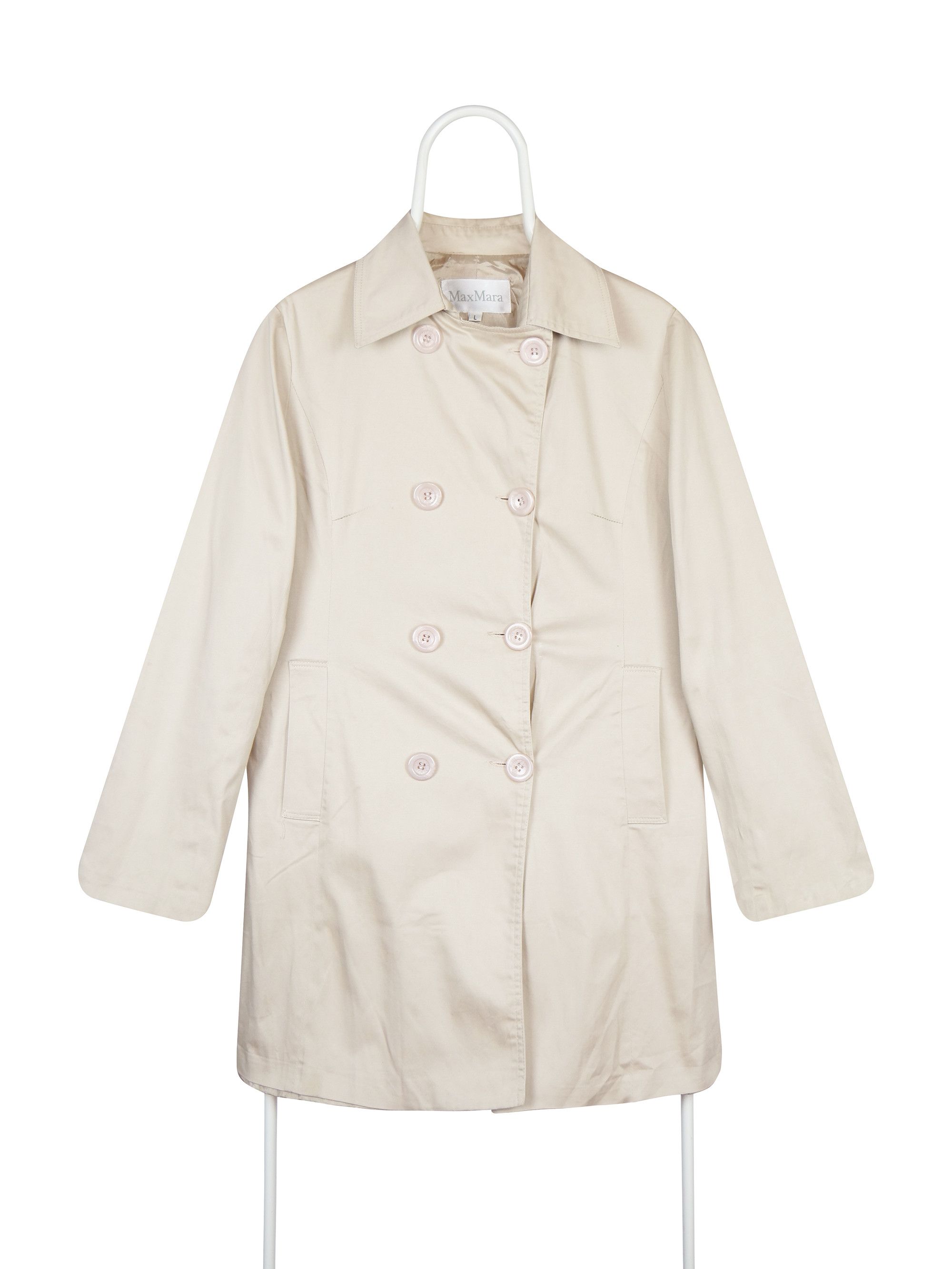 Max Mara Max Mara light womens coat Size L / US 10 / IT 46 - 1 Thumbnail