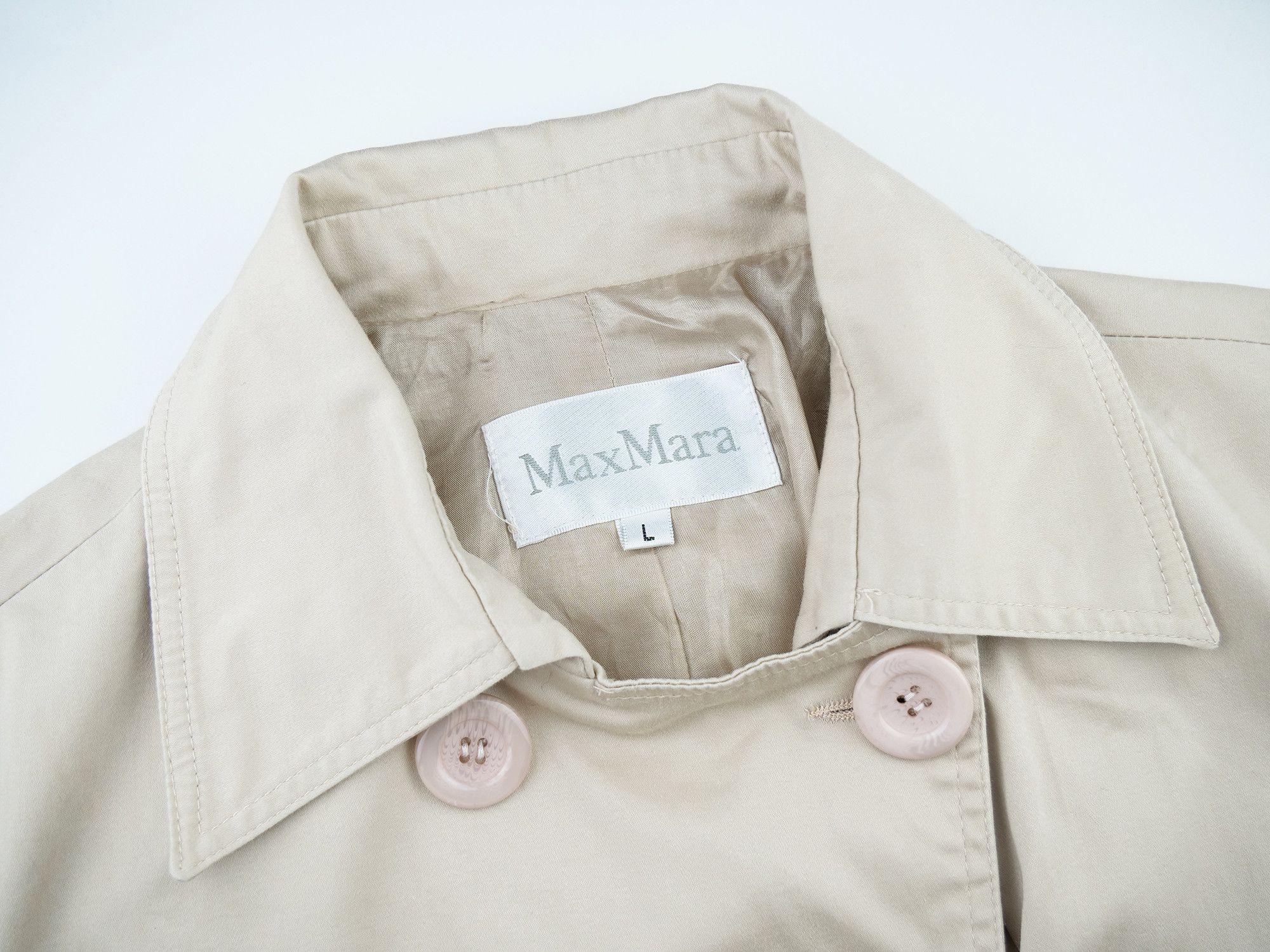 Max Mara Max Mara light womens coat Size L / US 10 / IT 46 - 2 Thumbnail