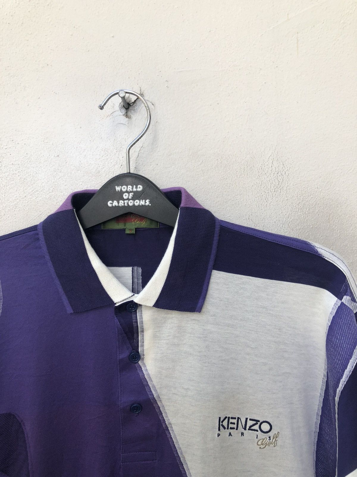 Kenzo Kenzo Paris Golf Japan Pop Art Golf Clubs Polo Shirt Size US M / EU 48-50 / 2 - 4 Thumbnail