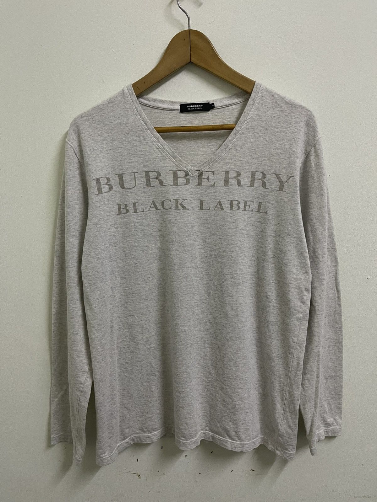 Burberry × Burberry Prorsum Burberry Black Label Long Sleeve V Neck Size US L / EU 52-54 / 3 - 1 Thumbnail