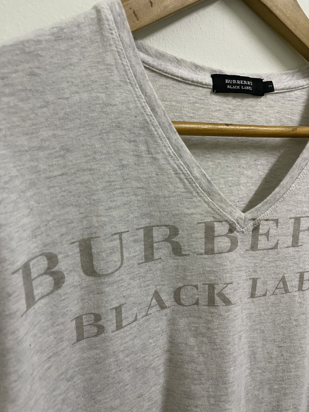 Burberry × Burberry Prorsum Burberry Black Label Long Sleeve V Neck Size US L / EU 52-54 / 3 - 3 Thumbnail