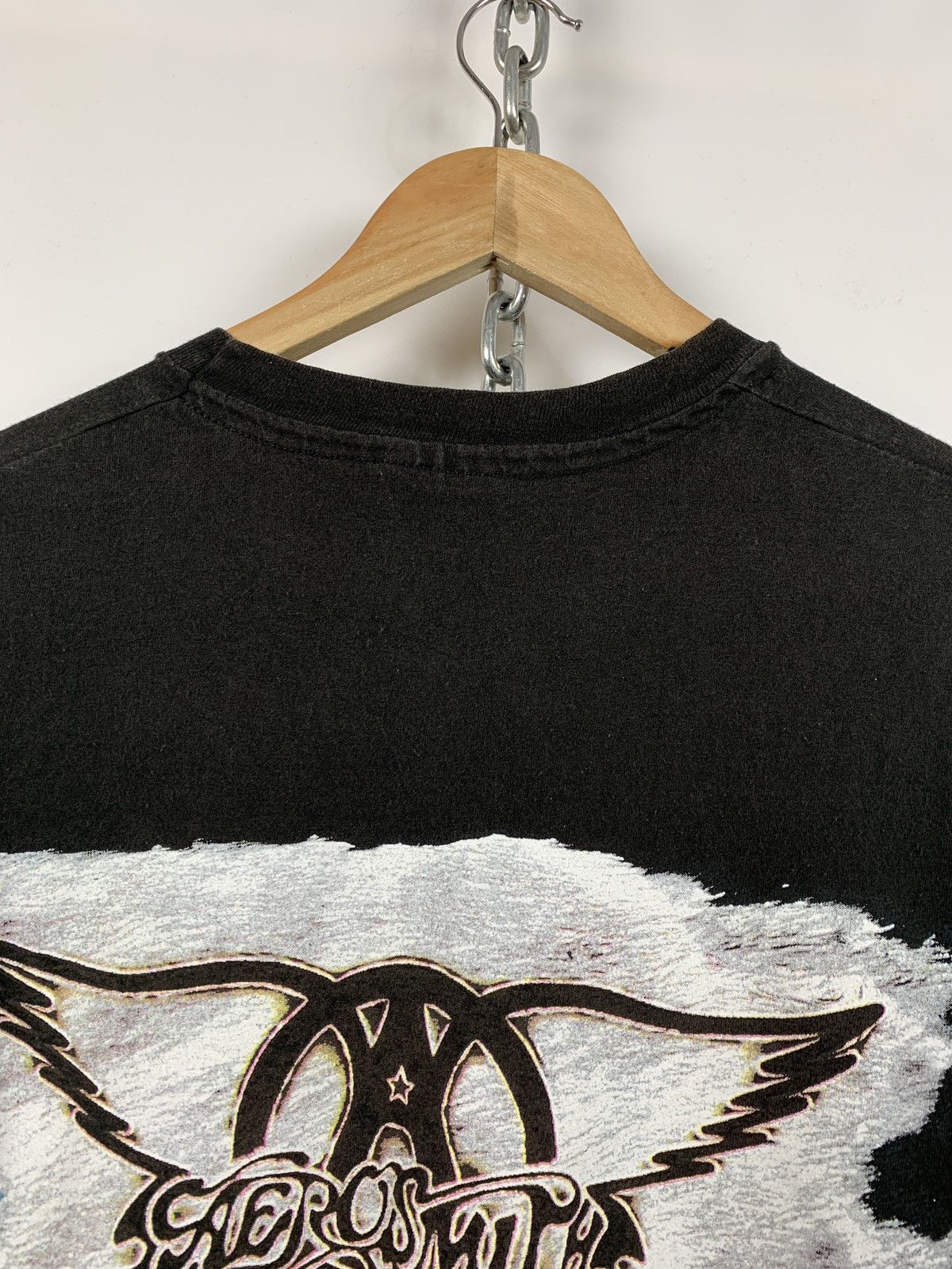 Band Tees 1993 Vintage Aerosmith Get A Grip Faded Travis Style T-Shirt Size US S / EU 44-46 / 1 - 14 Thumbnail