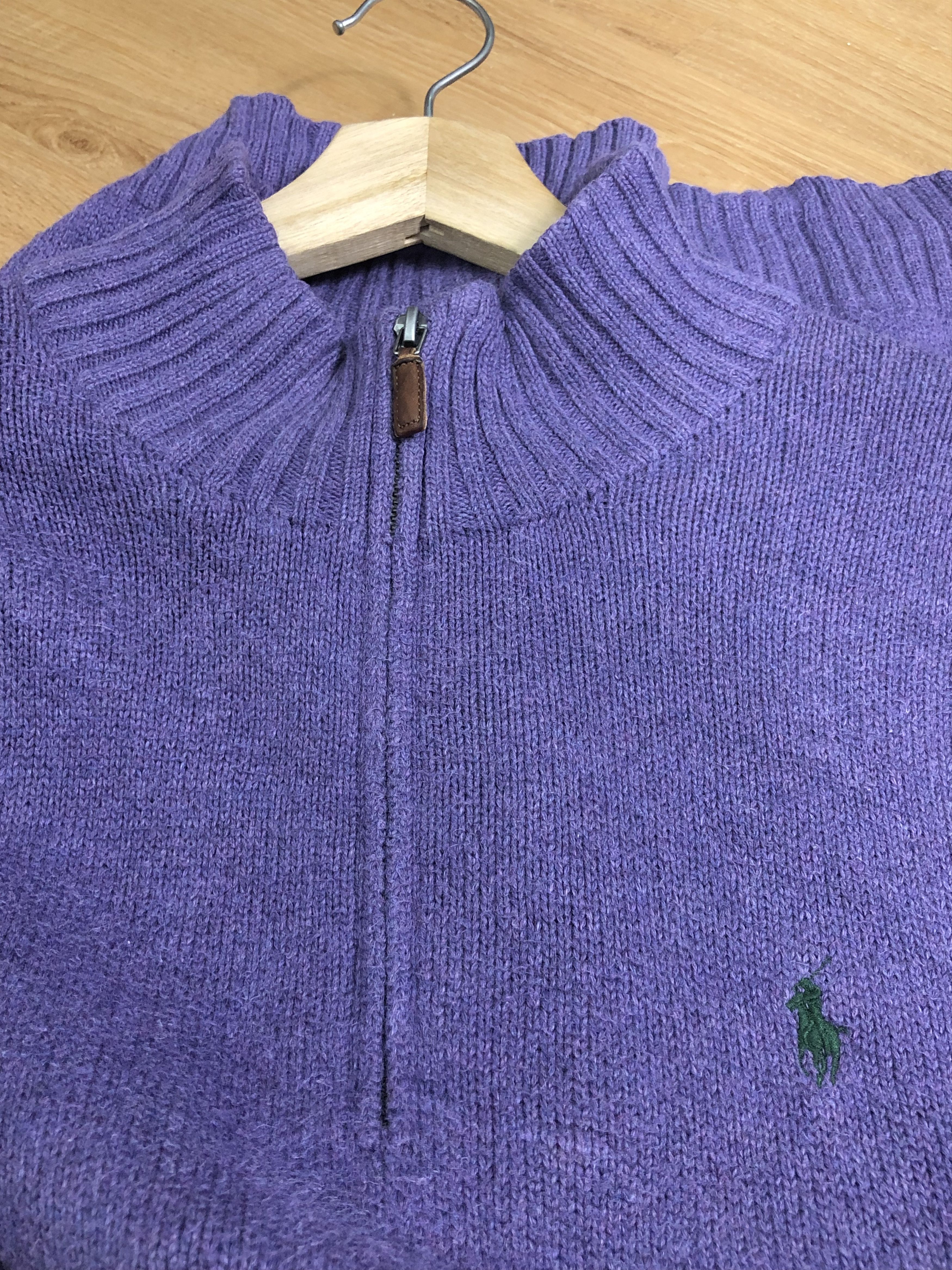 Polo Ralph Lauren × Ralph Lauren POLO RALPH LAUREN KNIT TURTLE NECK JUMPER 1/4 ZIP UP Size US L / EU 52-54 / 3 - 6 Thumbnail
