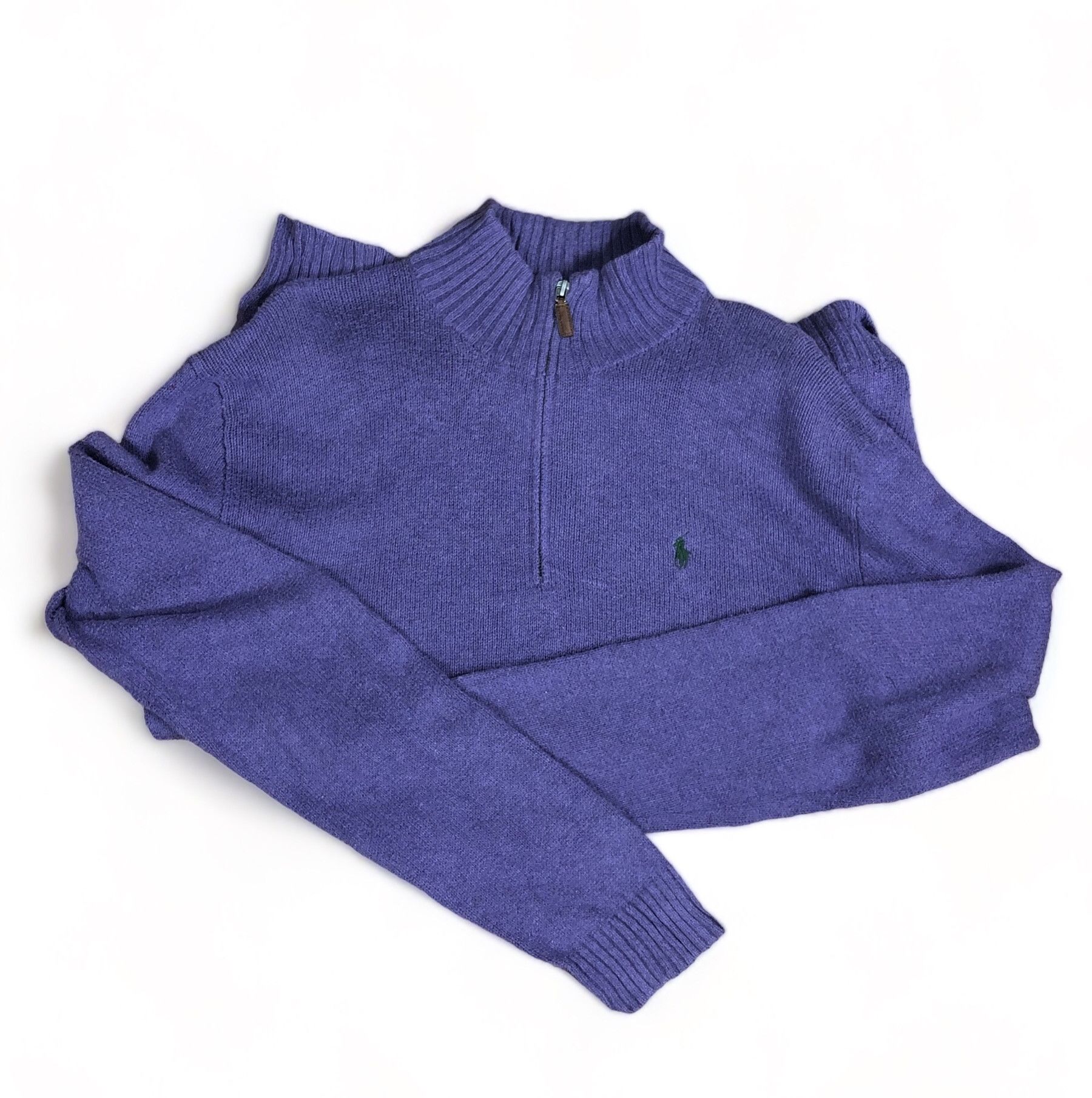 Polo Ralph Lauren × Ralph Lauren POLO RALPH LAUREN KNIT TURTLE NECK JUMPER 1/4 ZIP UP Size US L / EU 52-54 / 3 - 1 Thumbnail