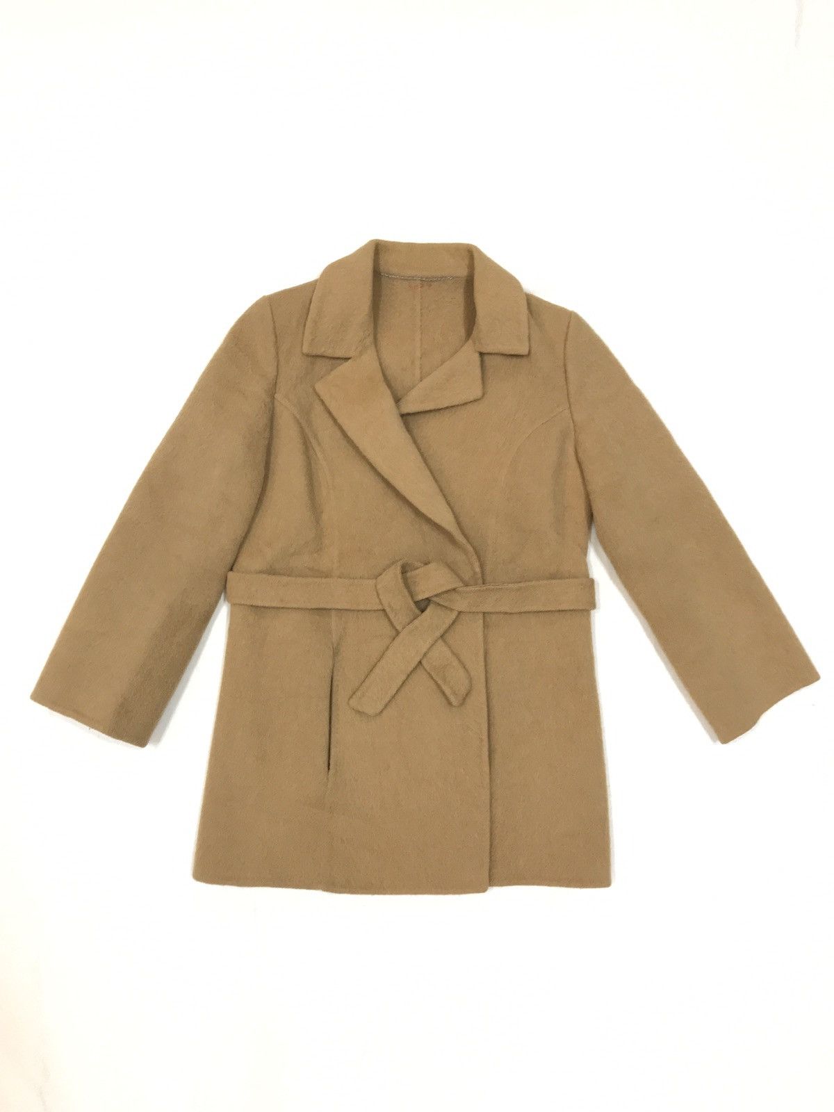 Vintage VINTAGE 1970s ALPACA LANA WOOL COAT JACKET WINTER Size US XS / EU 42 / 0 - 1 Thumbnail