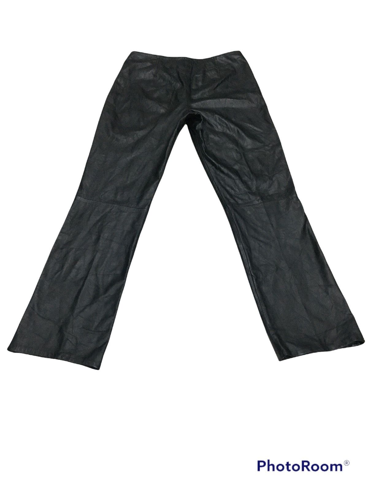 Leather Black Leather Pants Size 30" / US 8 / IT 44 - 2 Thumbnail