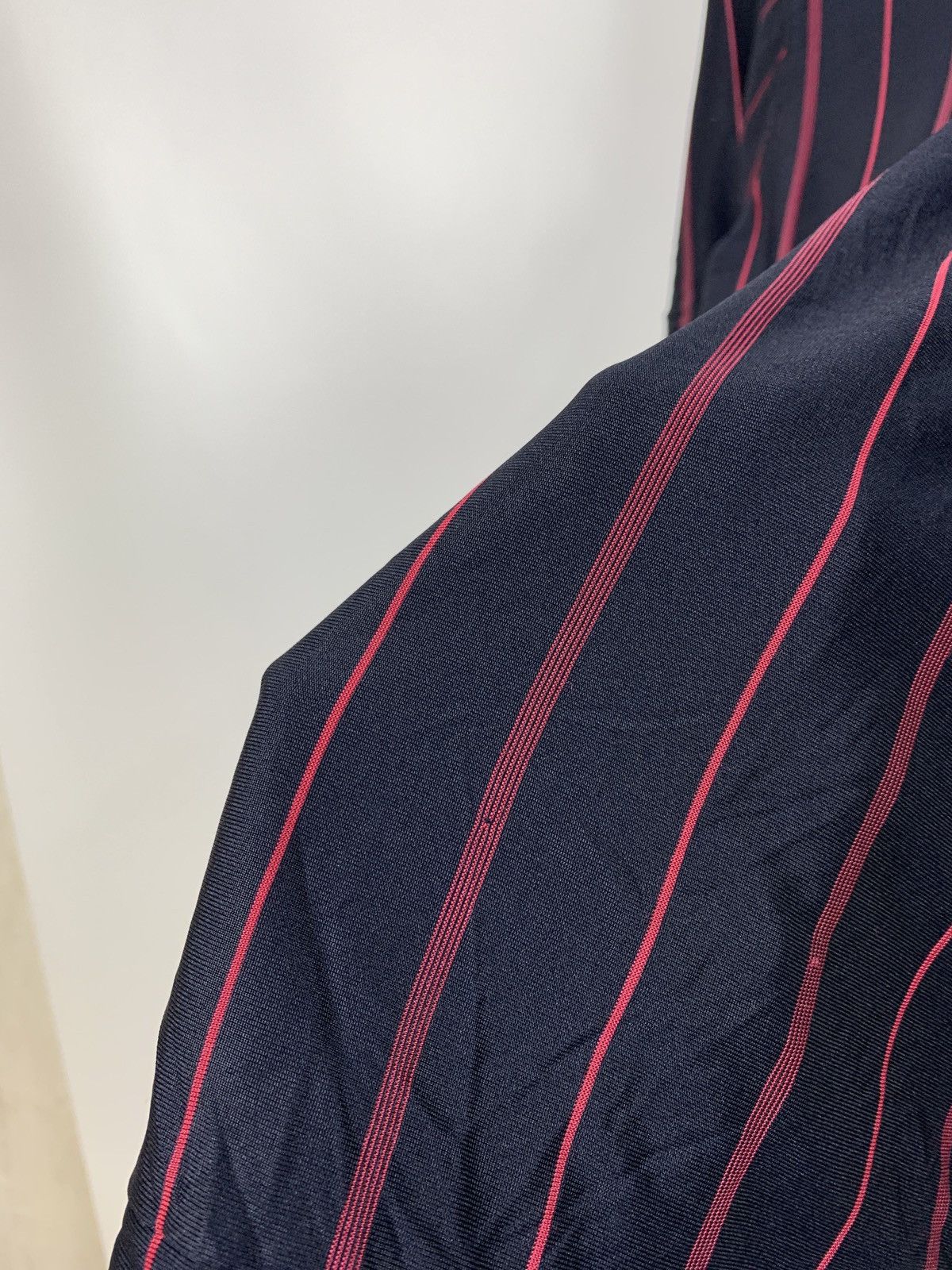 Vintage 90s Vintage Yves Saint Laurent Striped Silk Polo Shirt Size US XL / EU 56 / 4 - 14 Thumbnail
