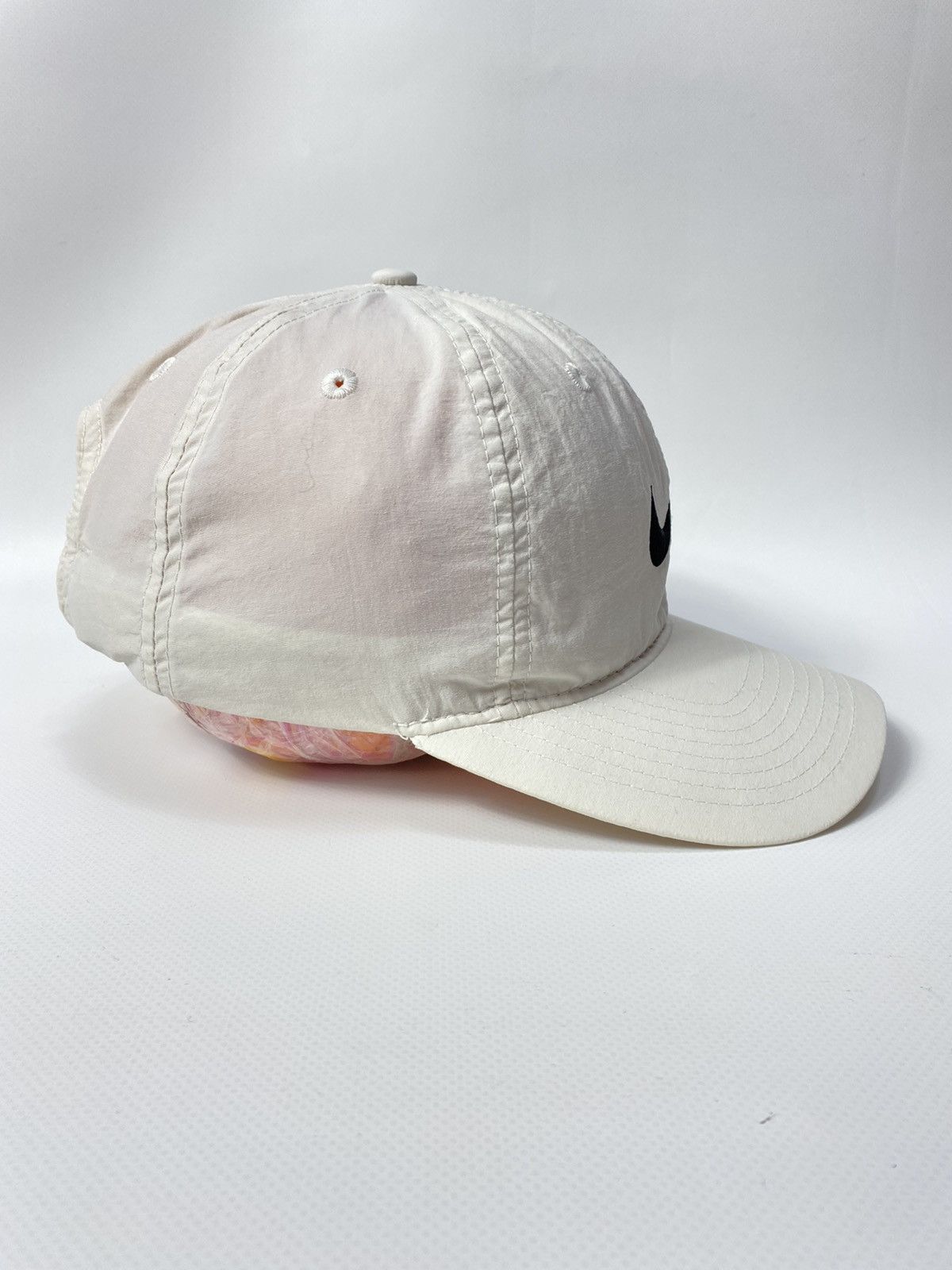 Nike 🔥LASTDROP🔥 90s Nylon Swoosh Classic White Vintage Cap Hat Size ONE SIZE - 6 Thumbnail