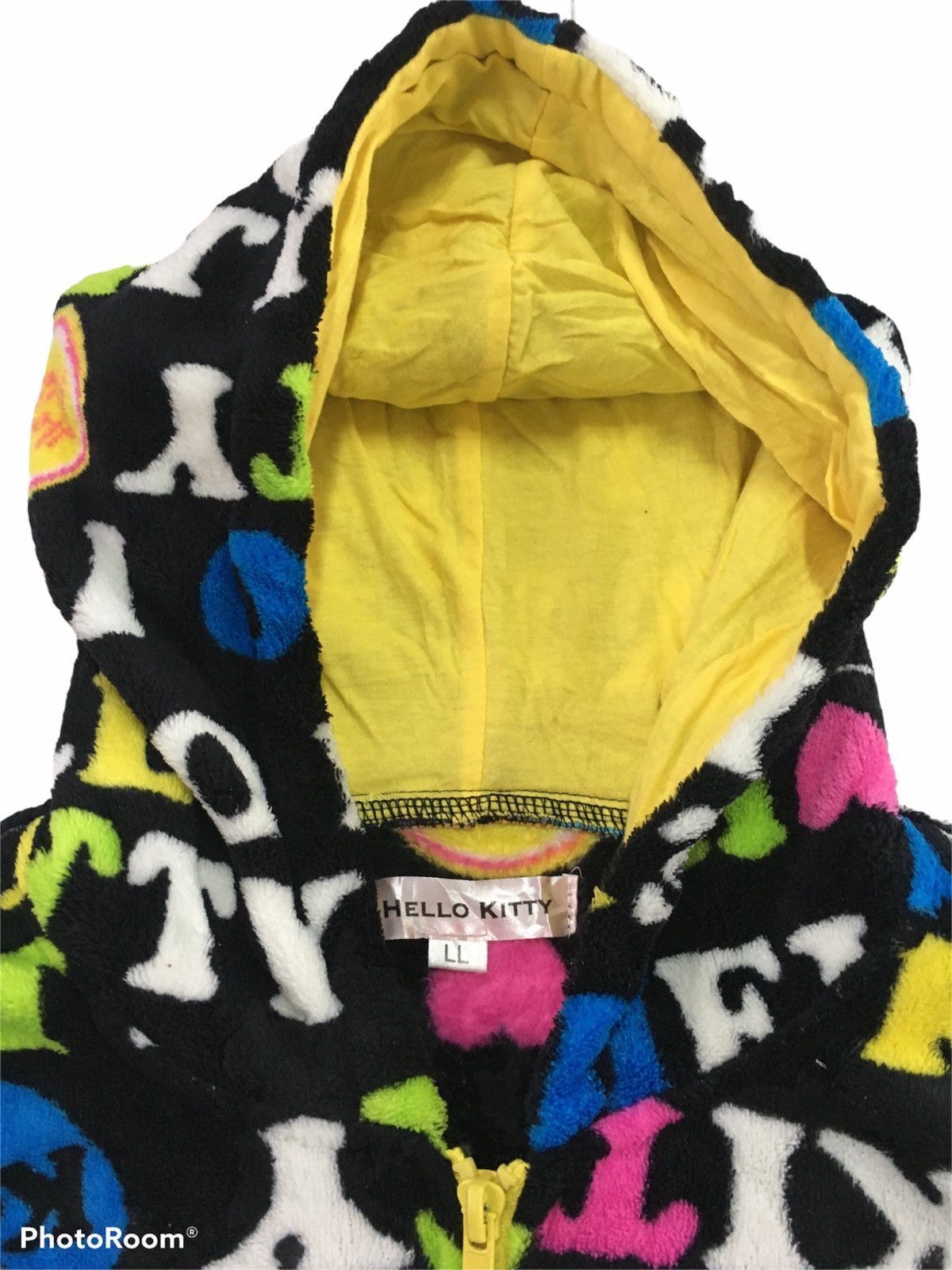 Anime × Cartoon Network Hello Kitty Hoodie Full Print Fleece Jacket Size US S / EU 44-46 / 1 - 5 Thumbnail