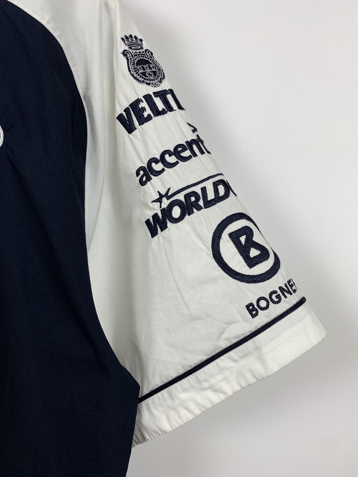 BMW Vintage BMW Williams F1 Team Bogner Michelin Racing SS Shirt Size US XL / EU 56 / 4 - 10 Thumbnail