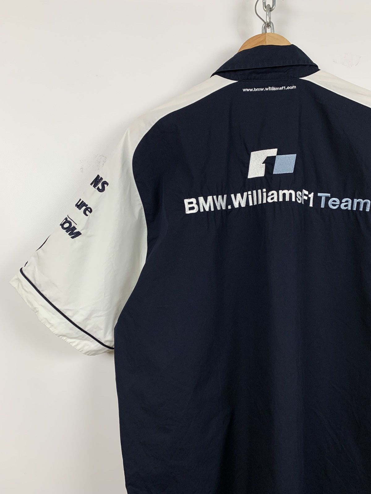 BMW Vintage BMW Williams F1 Team Bogner Michelin Racing SS Shirt Size US XL / EU 56 / 4 - 6 Thumbnail