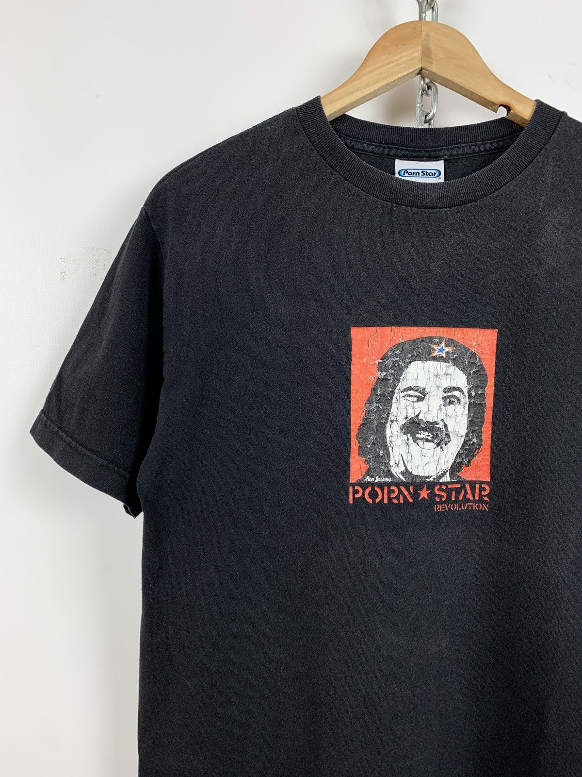 Girl Skateboards Vintage Pornstar Revolution Ron Jeremy Faded Black T-Shirt Size US M / EU 48-50 / 2 - 3 Thumbnail
