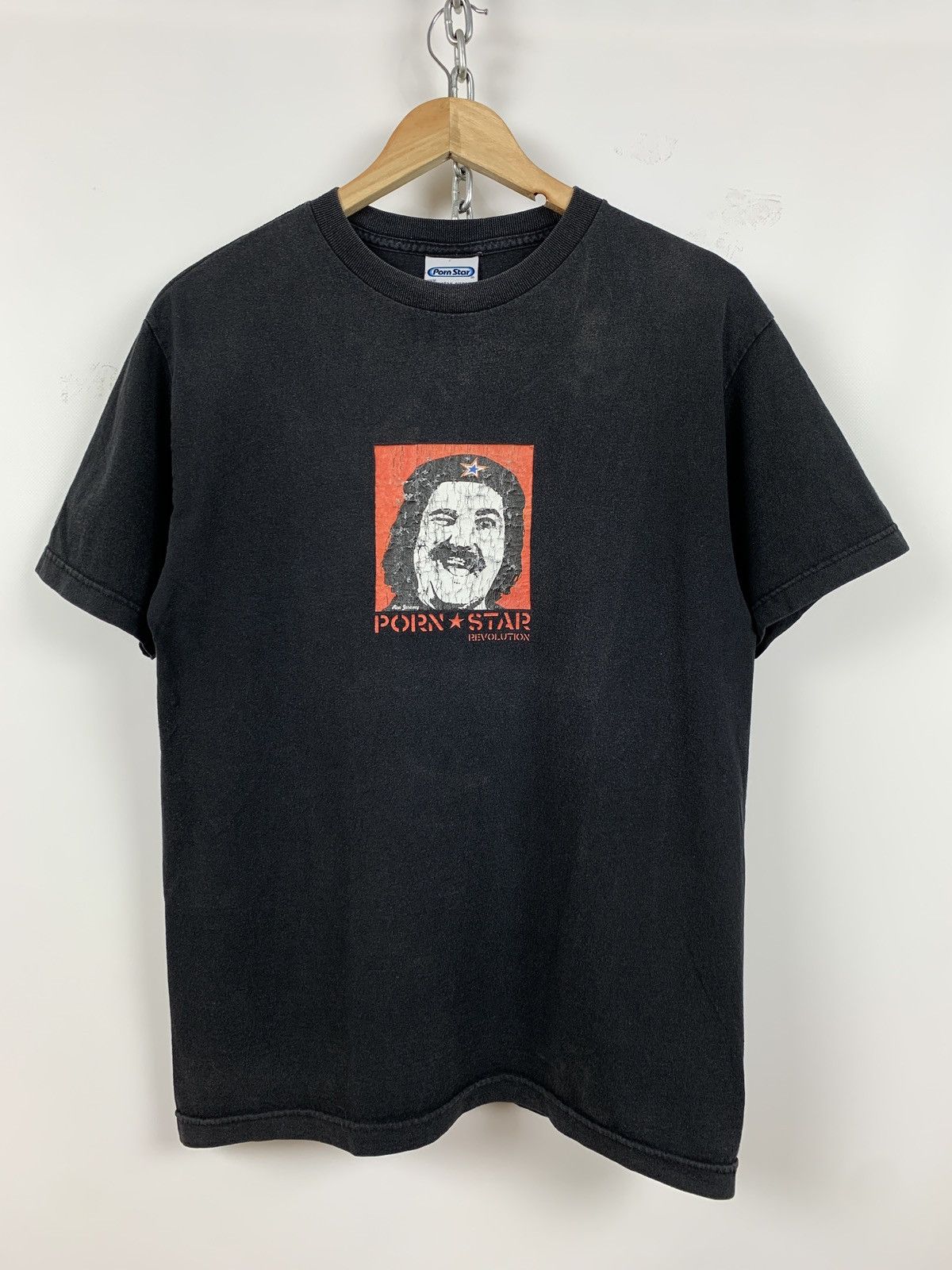 Girl Skateboards Vintage Pornstar Revolution Ron Jeremy Faded Black T-Shirt Size US M / EU 48-50 / 2 - 2 Thumbnail