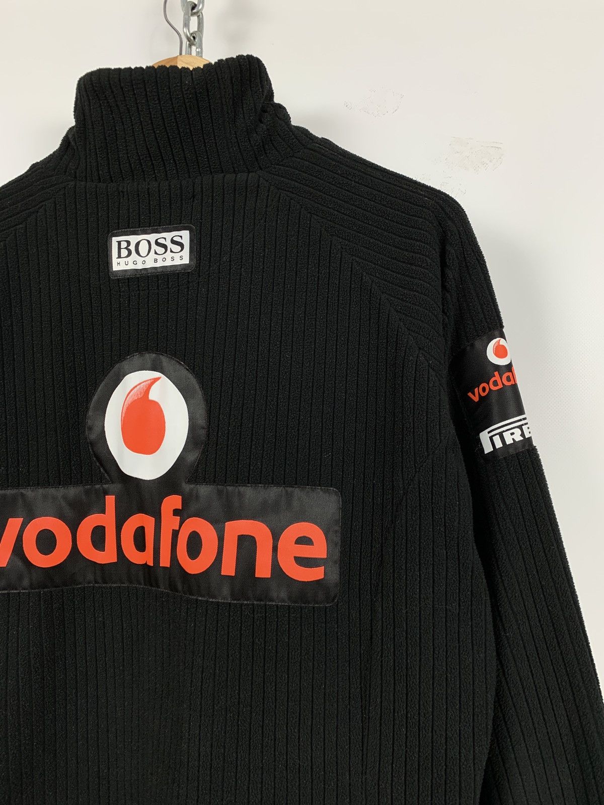 Mercedes-Benz Vintage Mercedes Benz Hugo Boss Vodafone Half Zip Sweater Size US L / EU 52-54 / 3 - 13 Thumbnail