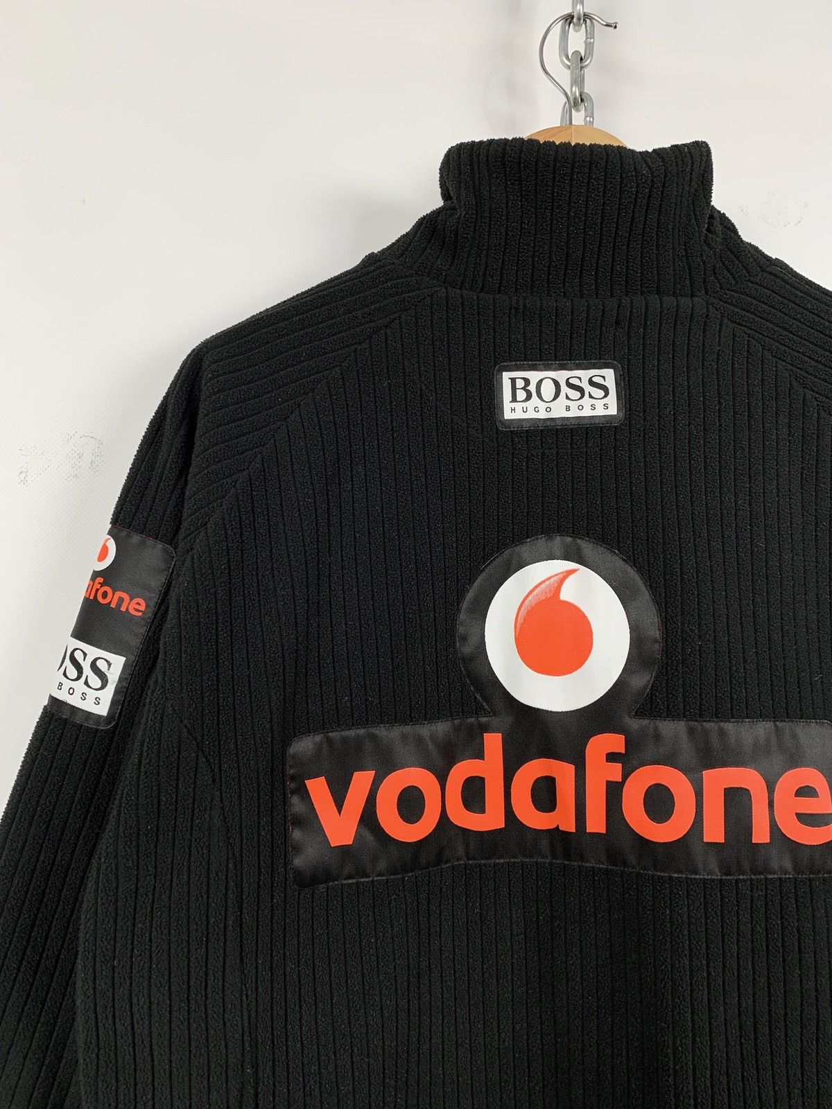 Mercedes-Benz Vintage Mercedes Benz Hugo Boss Vodafone Half Zip Sweater Size US L / EU 52-54 / 3 - 14 Thumbnail