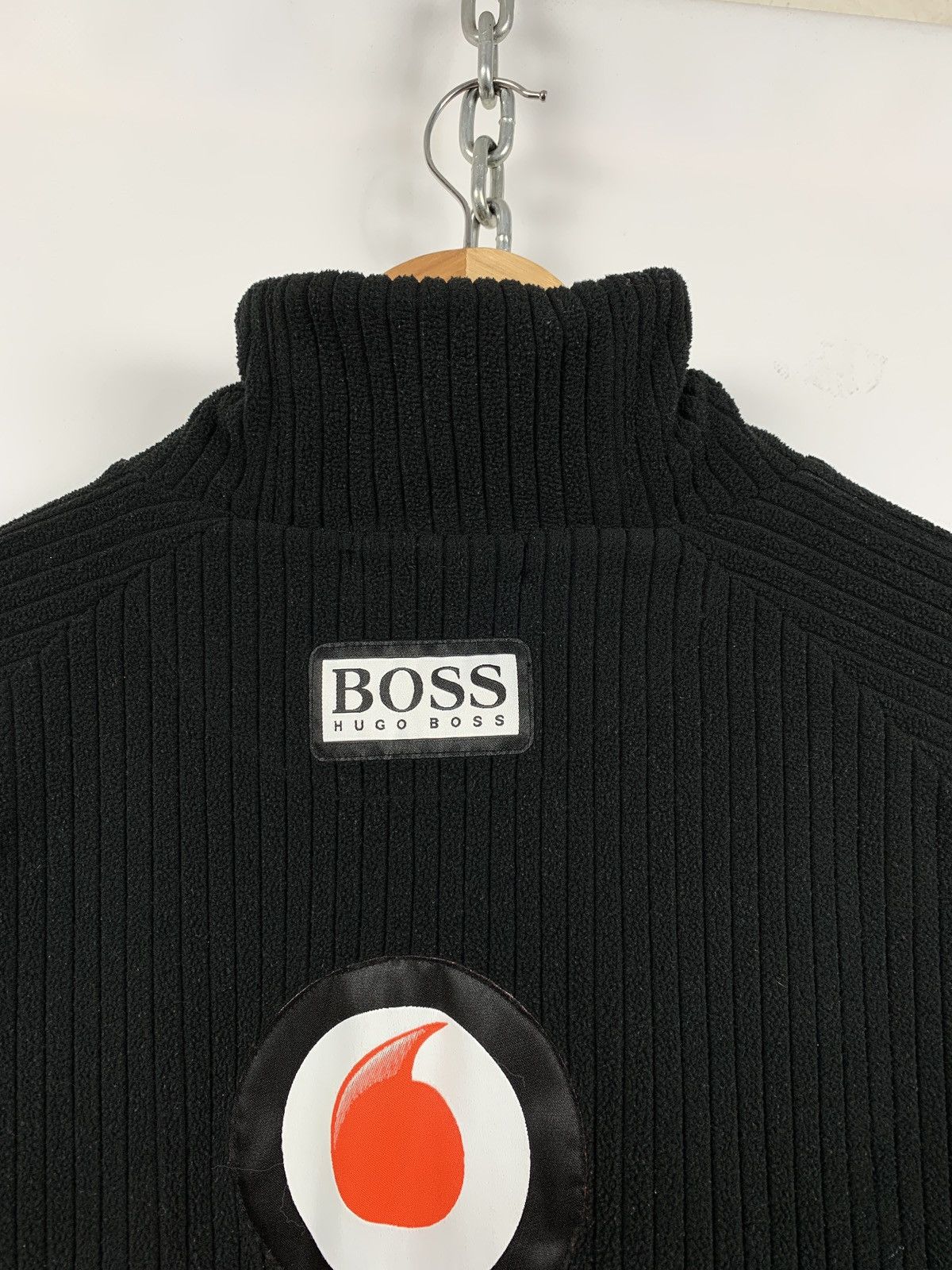 Mercedes-Benz Vintage Mercedes Benz Hugo Boss Vodafone Half Zip Sweater Size US L / EU 52-54 / 3 - 15 Thumbnail