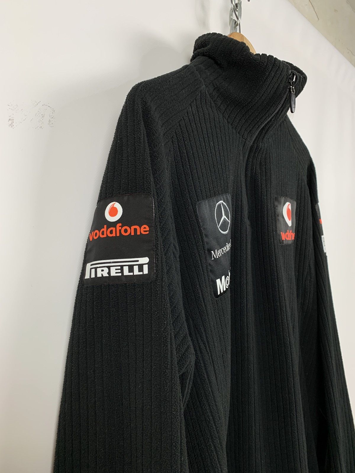 Mercedes-Benz Vintage Mercedes Benz Hugo Boss Vodafone Half Zip Sweater Size US L / EU 52-54 / 3 - 4 Thumbnail