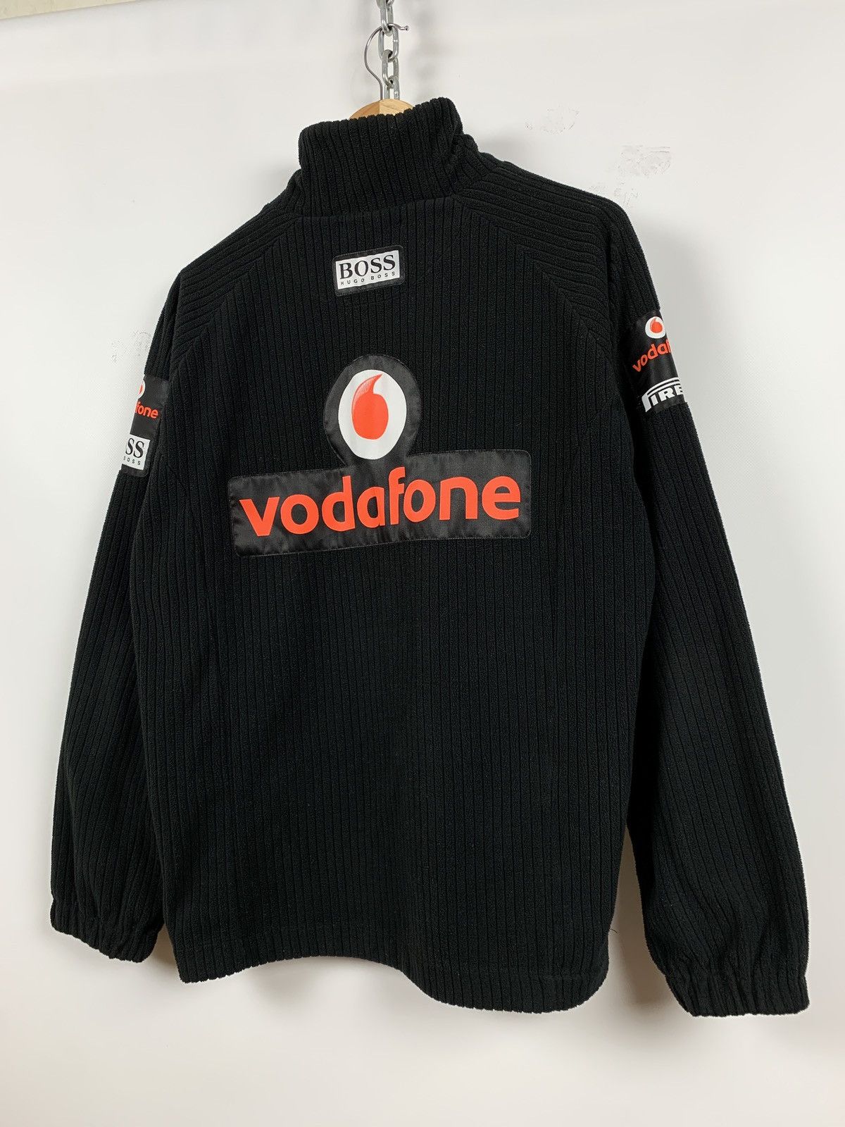 Mercedes-Benz Vintage Mercedes Benz Hugo Boss Vodafone Half Zip Sweater Size US L / EU 52-54 / 3 - 11 Thumbnail