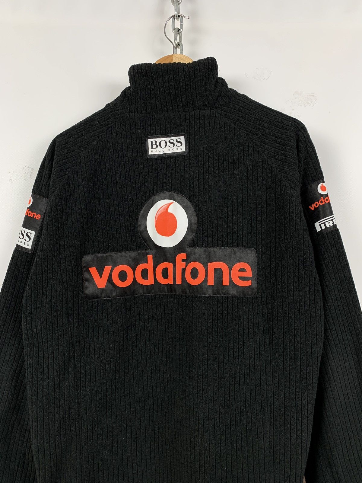 Mercedes-Benz Vintage Mercedes Benz Hugo Boss Vodafone Half Zip Sweater Size US L / EU 52-54 / 3 - 12 Thumbnail