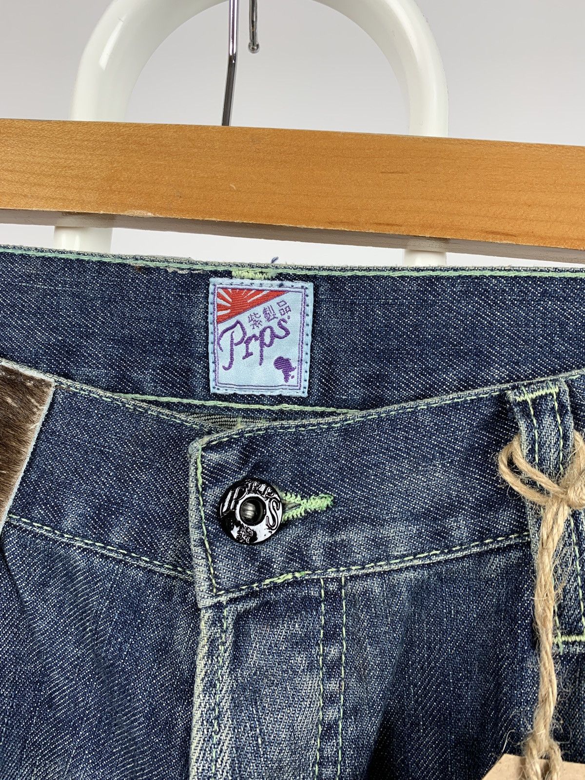 Japanese Brand NWT Prps Distressed Painted Japanese Denim Jeans Pants Size US 34 / EU 50 - 18 Thumbnail