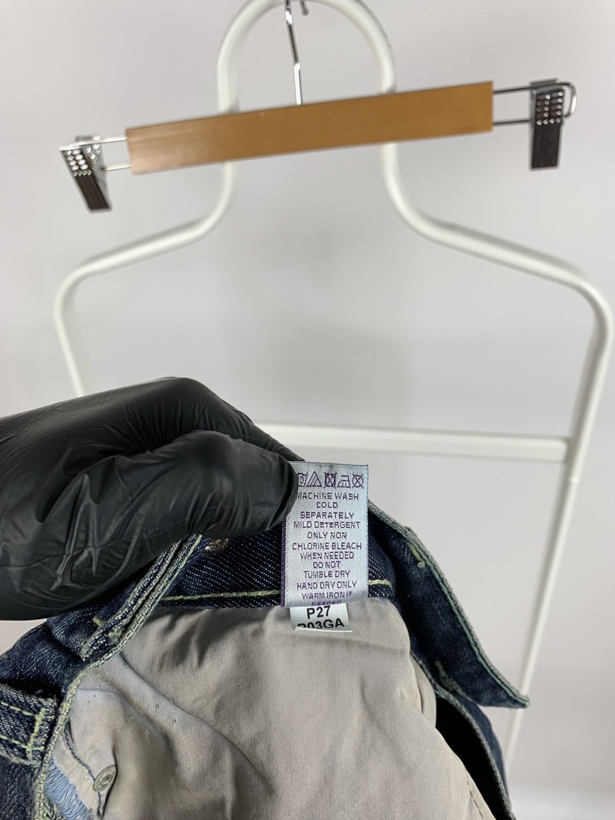 Japanese Brand NWT Prps Distressed Painted Japanese Denim Jeans Pants Size US 34 / EU 50 - 23 Thumbnail