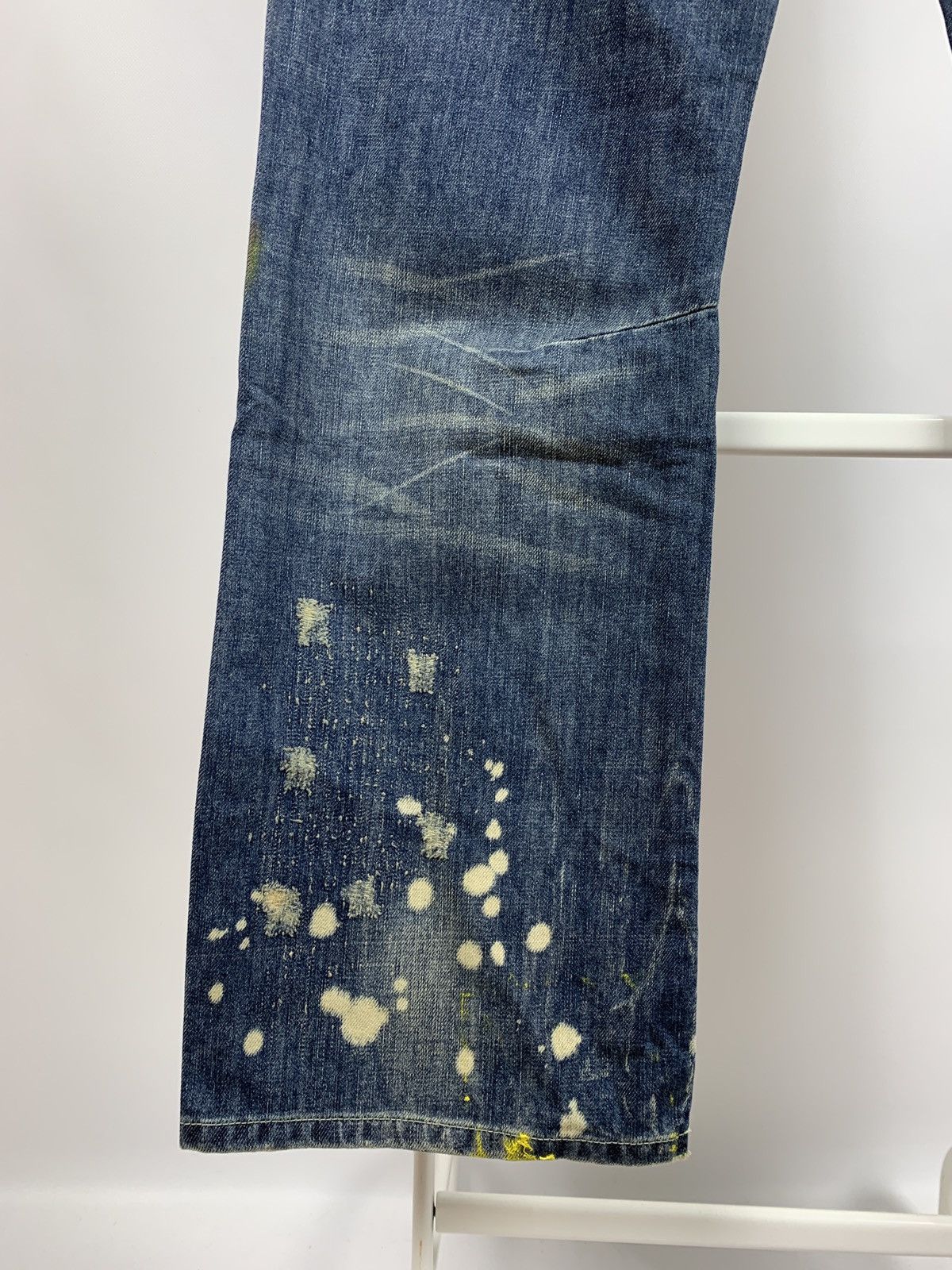 Japanese Brand NWT Prps Distressed Painted Japanese Denim Jeans Pants Size US 34 / EU 50 - 14 Thumbnail