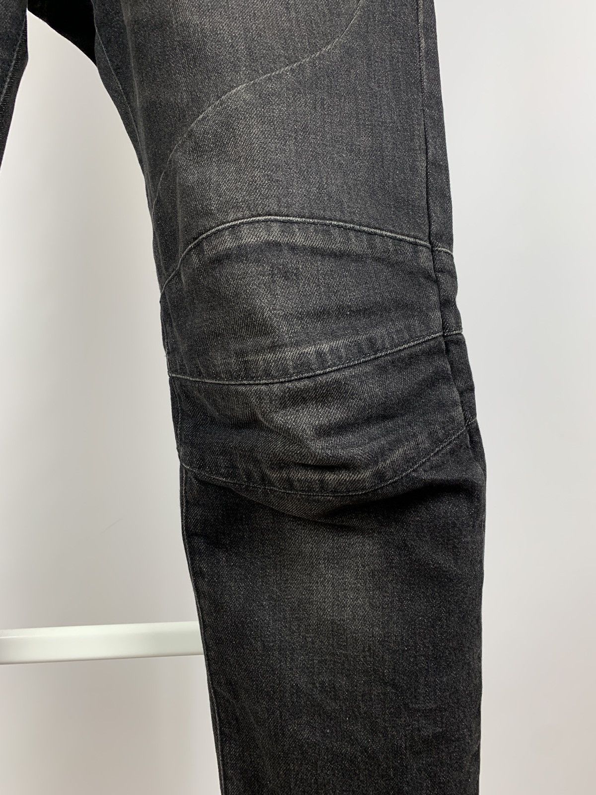 Balmain Balmain Paris Grey Biker Denim Jeans Pants Size US 31 - 12 Thumbnail
