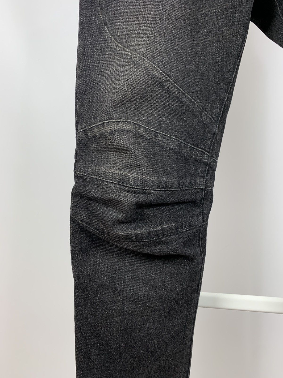 Balmain Balmain Paris Grey Biker Denim Jeans Pants Size US 31 - 11 Thumbnail