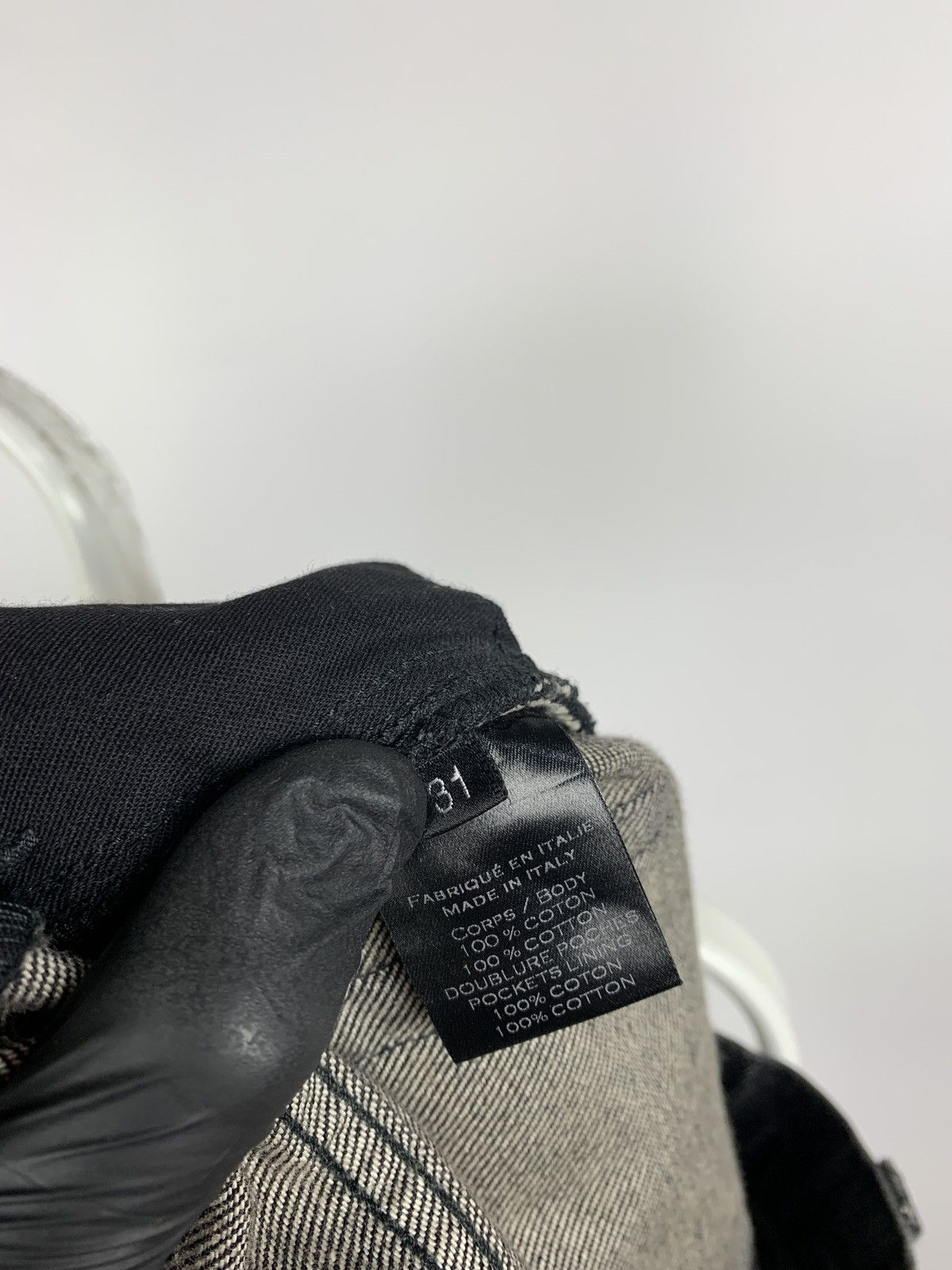 Balmain Balmain Paris Grey Biker Denim Jeans Pants Size US 31 - 20 Thumbnail