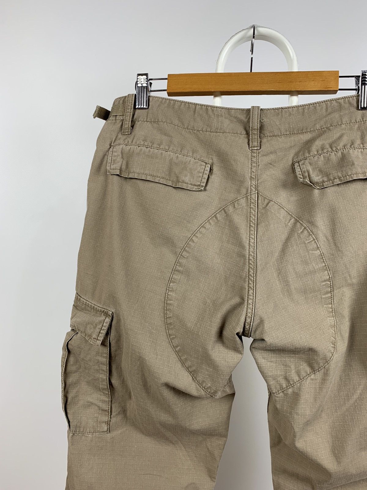 Carhartt × Carhartt Wip × Vintage Vintage Carhartt WIP Beige Aviation Cargo Pants Size US 32 / EU 48 - 15 Thumbnail