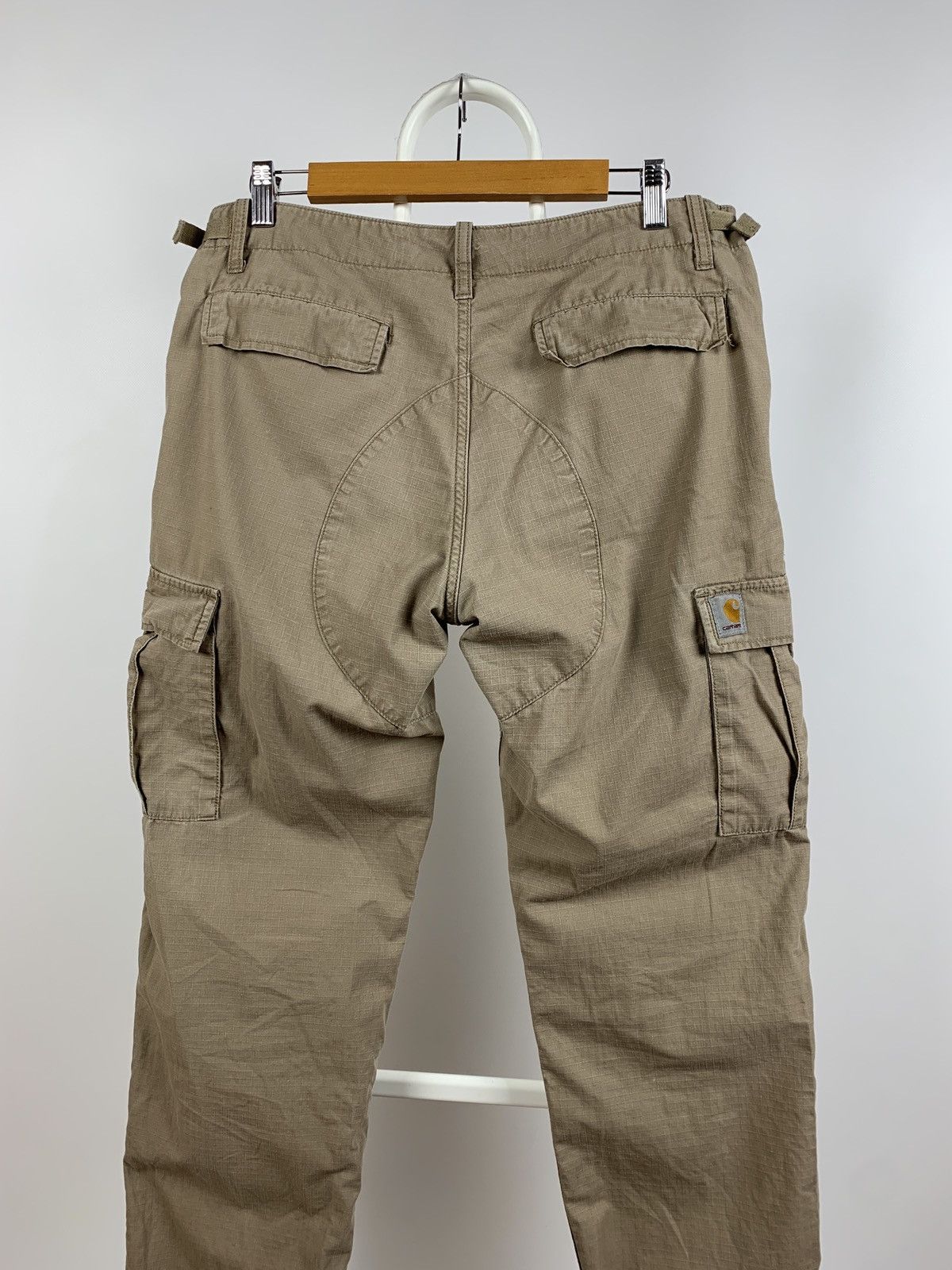 Carhartt × Carhartt Wip × Vintage Vintage Carhartt WIP Beige Aviation Cargo Pants Size US 32 / EU 48 - 7 Thumbnail