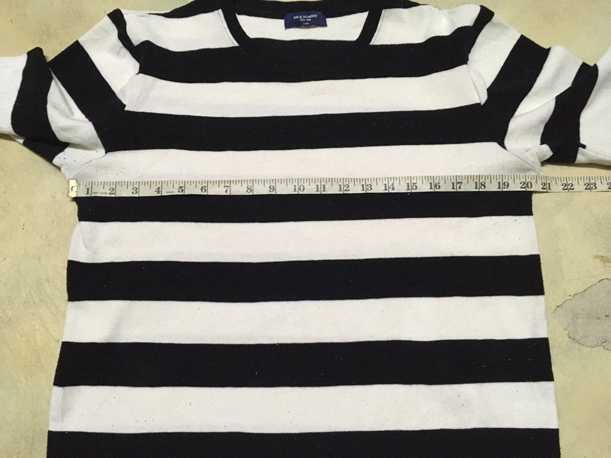 Japanese Brand long sleeve t shirt back number stripe Size US M / EU 48-50 / 2 - 2 Thumbnail