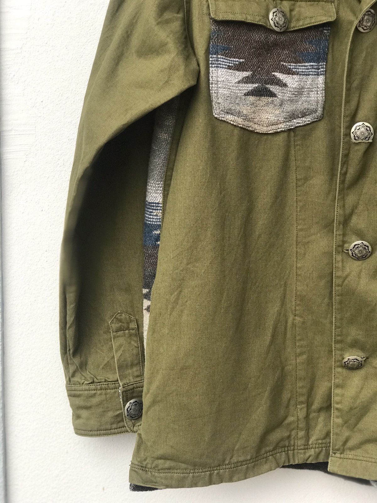 Japanese Brand Shirt Buttons Up Jacket Wool Anti Ballistic Brand Size US L / EU 52-54 / 3 - 3 Thumbnail