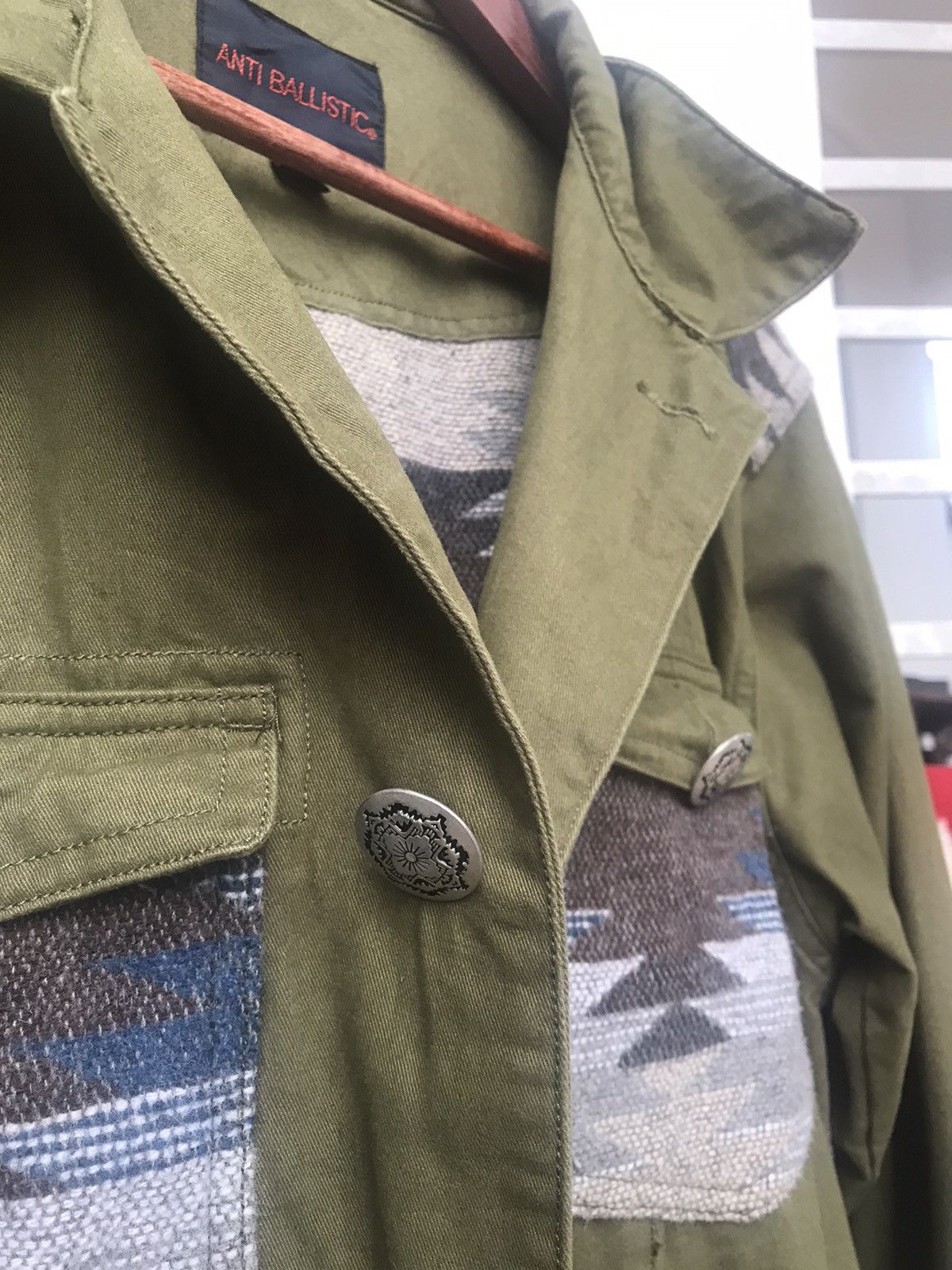 Japanese Brand Shirt Buttons Up Jacket Wool Anti Ballistic Brand Size US L / EU 52-54 / 3 - 8 Thumbnail