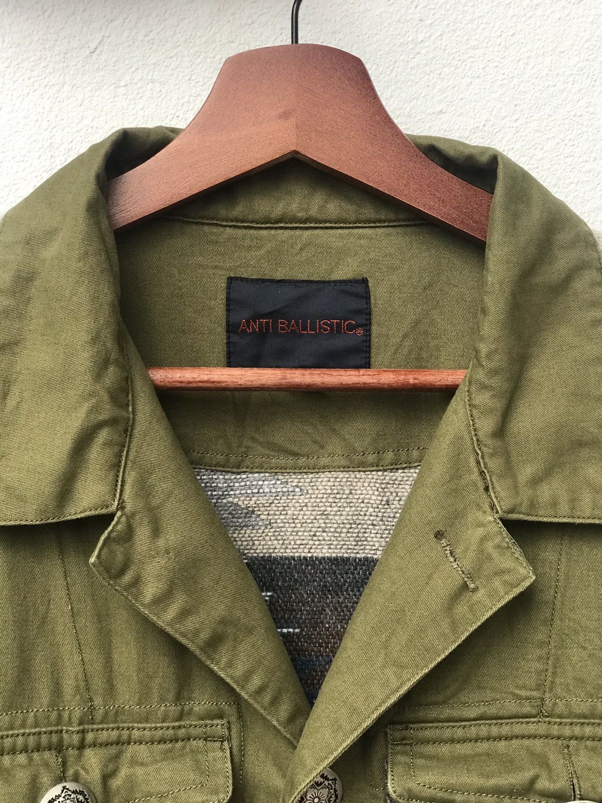Japanese Brand Shirt Buttons Up Jacket Wool Anti Ballistic Brand Size US L / EU 52-54 / 3 - 4 Thumbnail