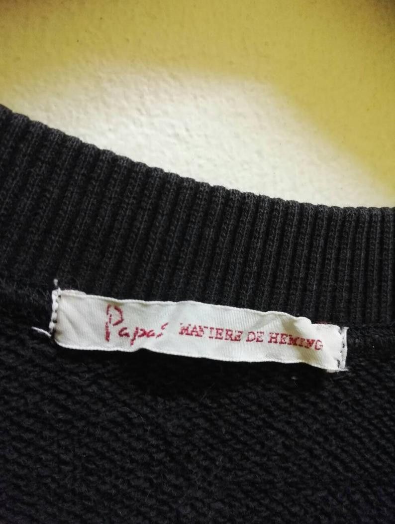 Japanese Brand Vintage Papas Sweatshirt Pocket Big Logo Made in Japan Size US L / EU 52-54 / 3 - 8 Thumbnail