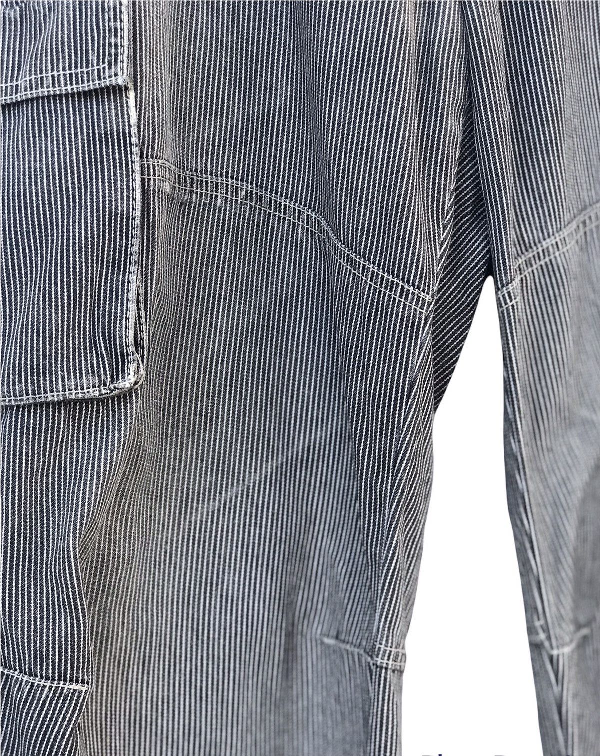 Japanese Brand Dogman Hickory Stripe Denim Cargo Pant Size US 32 / EU 48 - 11 Thumbnail