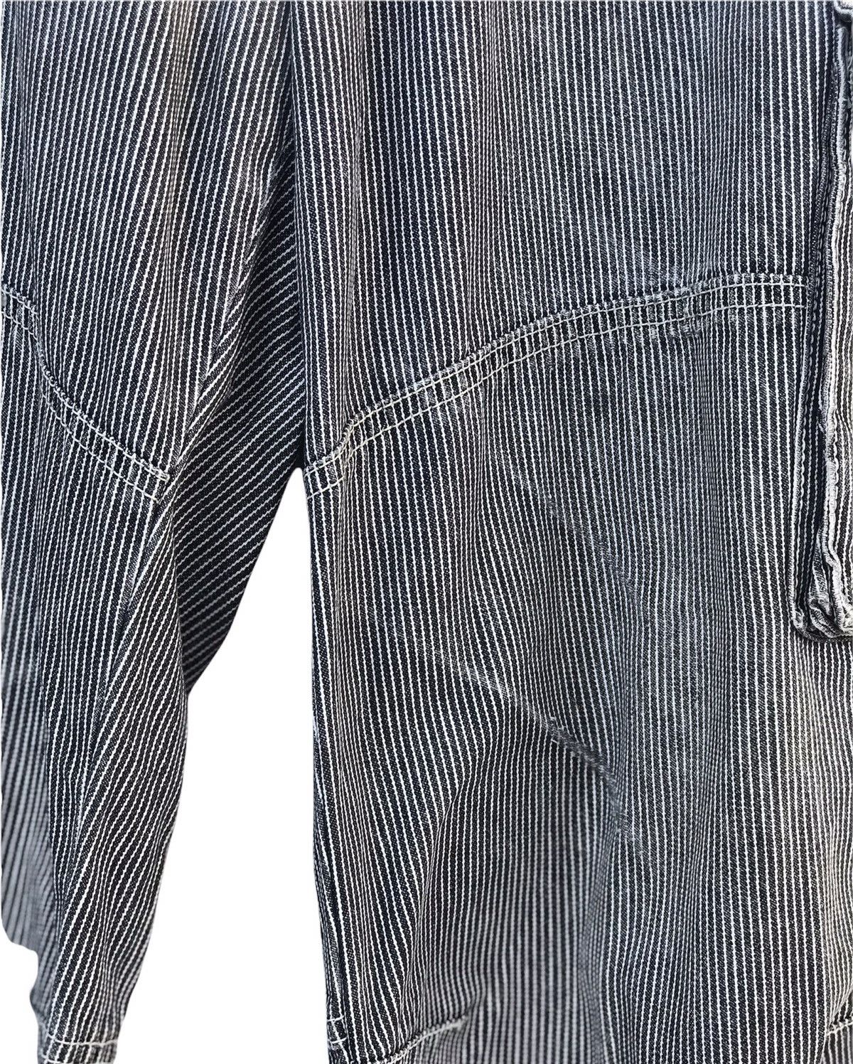 Japanese Brand Dogman Hickory Stripe Denim Cargo Pant Size US 32 / EU 48 - 12 Thumbnail