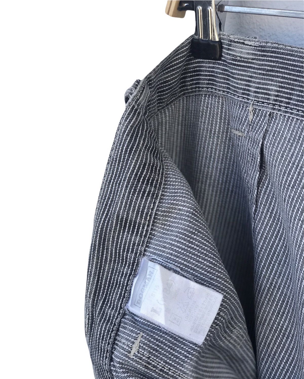 Japanese Brand Dogman Hickory Stripe Denim Cargo Pant Size US 32 / EU 48 - 6 Thumbnail